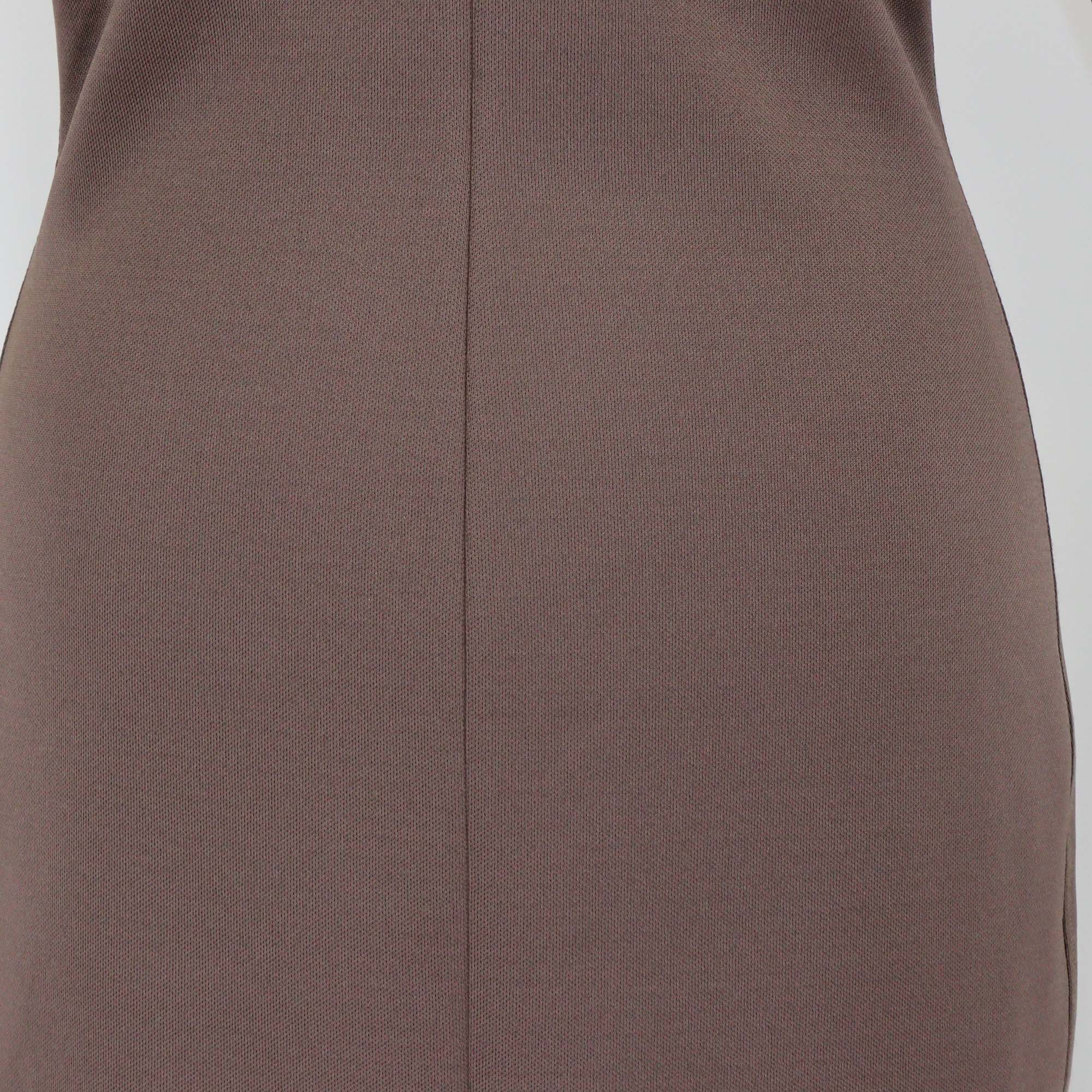 Fendi Brown Jersey Bodycon Dress