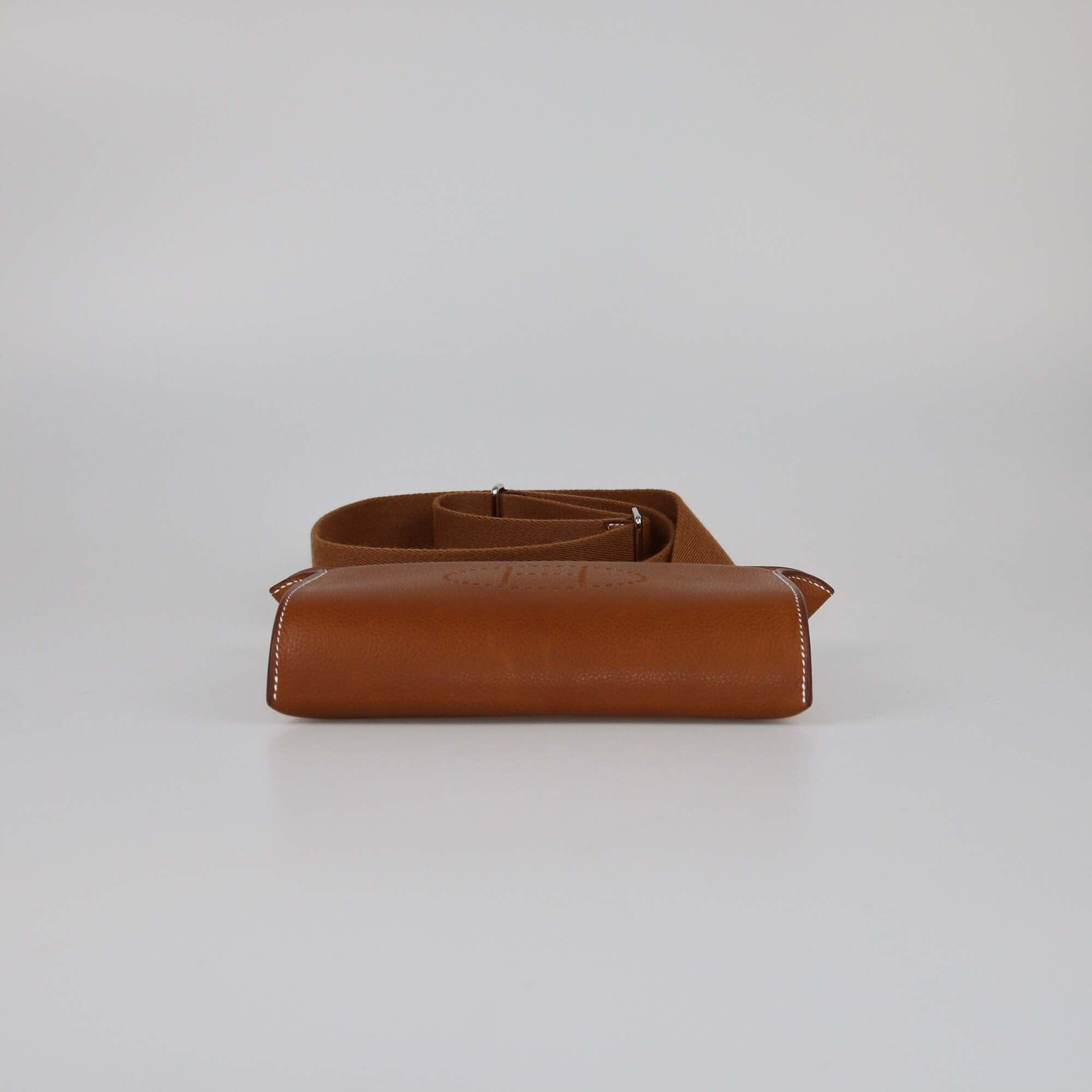 Hermes Gold Barenia Videpoches Bag Womens Hermes