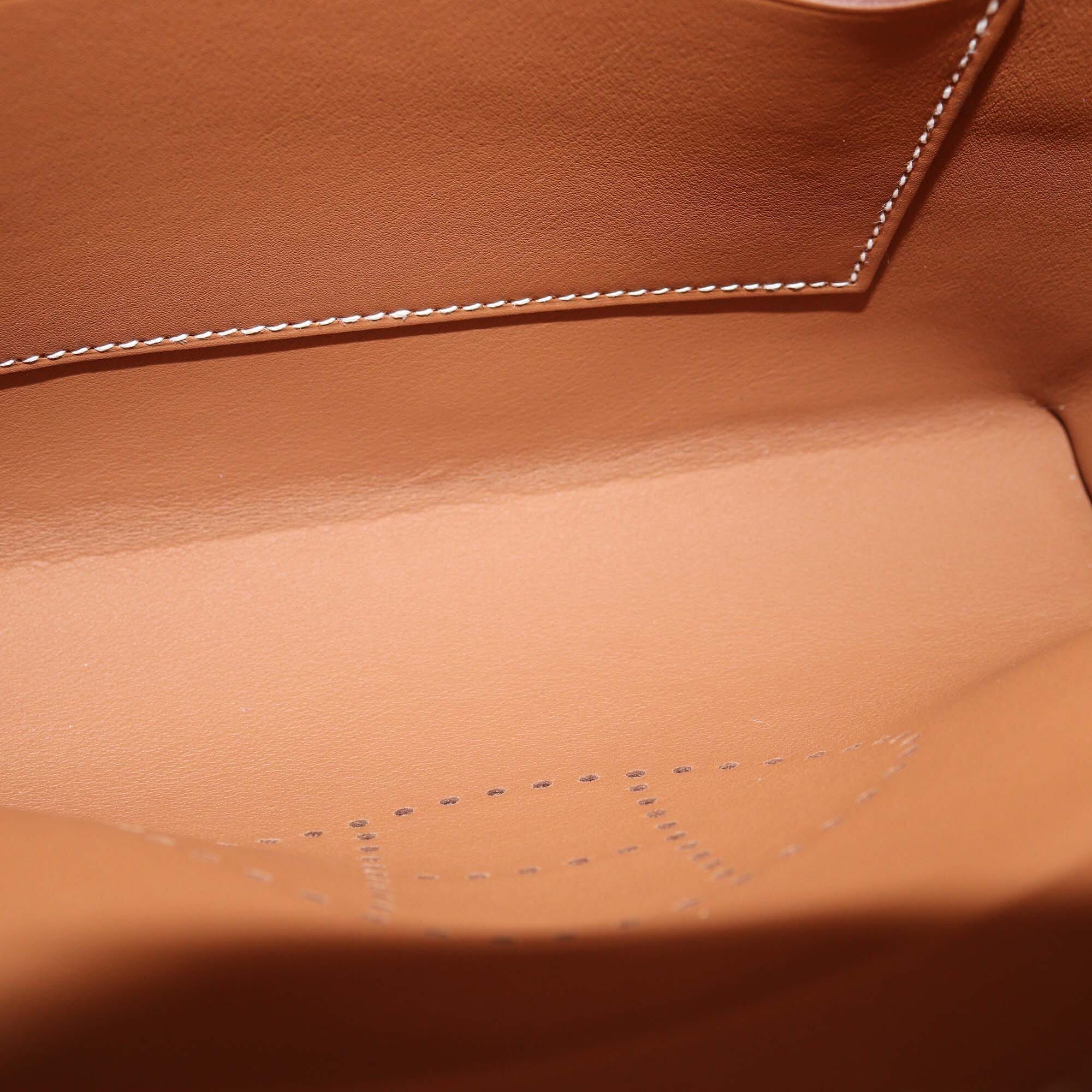 Hermes Gold Barenia Videpoches Bag Womens Hermes