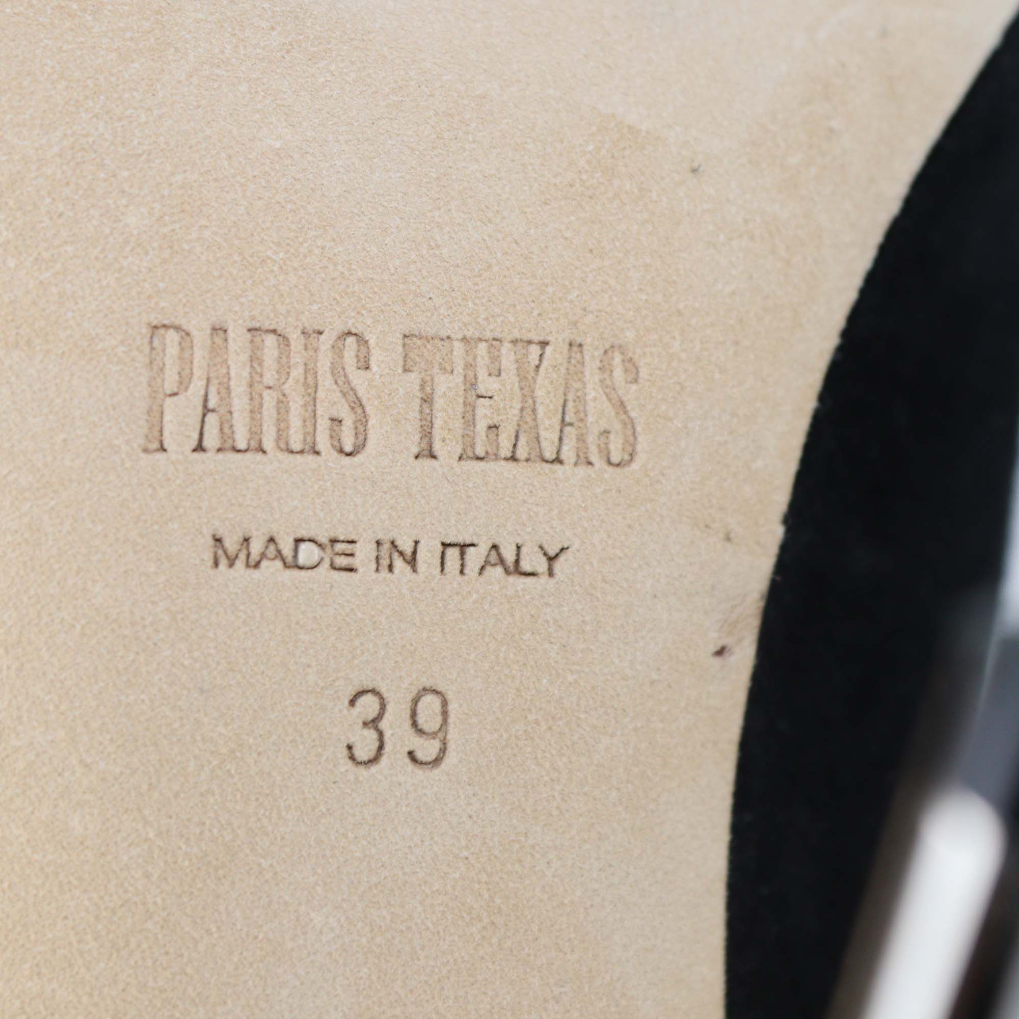 Paris Texas Black Suede Knee High Boots