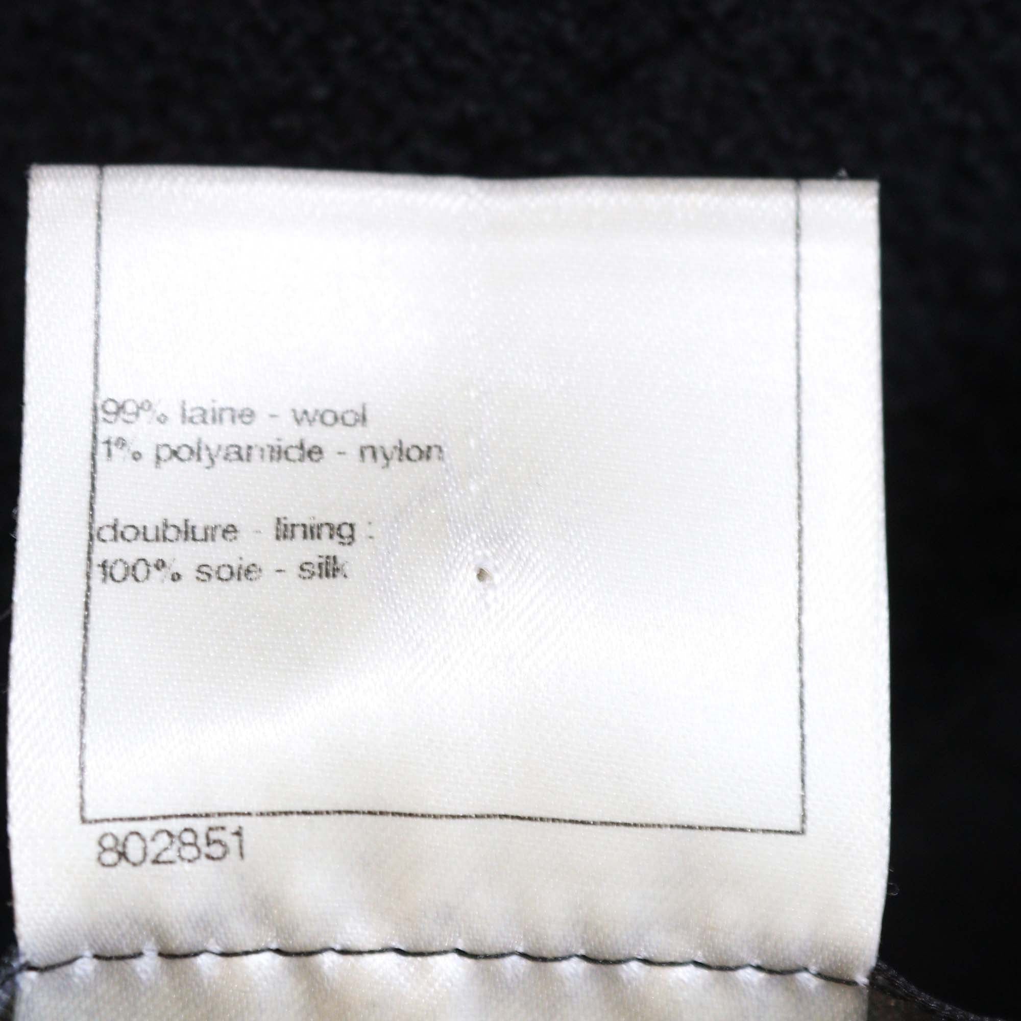 Chanel Black Tweed CC Sleeveless Midi Dress