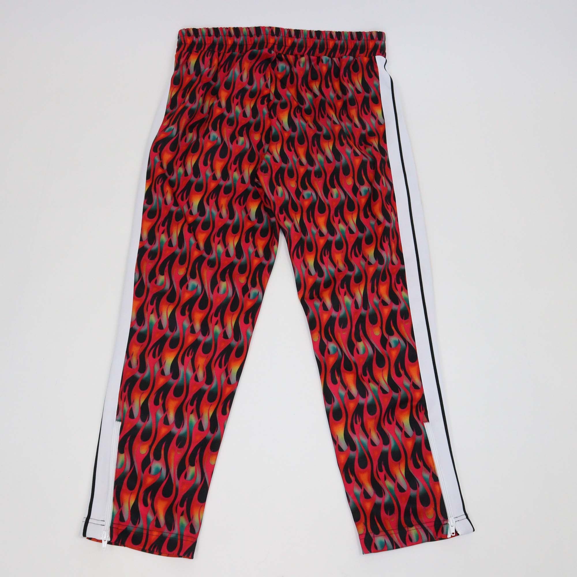 Palm Angels Multicolor Jersey Burning Print Track Pants