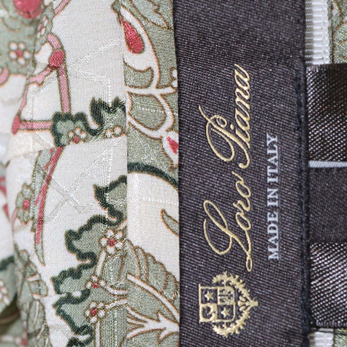 Loro Piana Green Silk Flower Echoes Print Clea Skirt