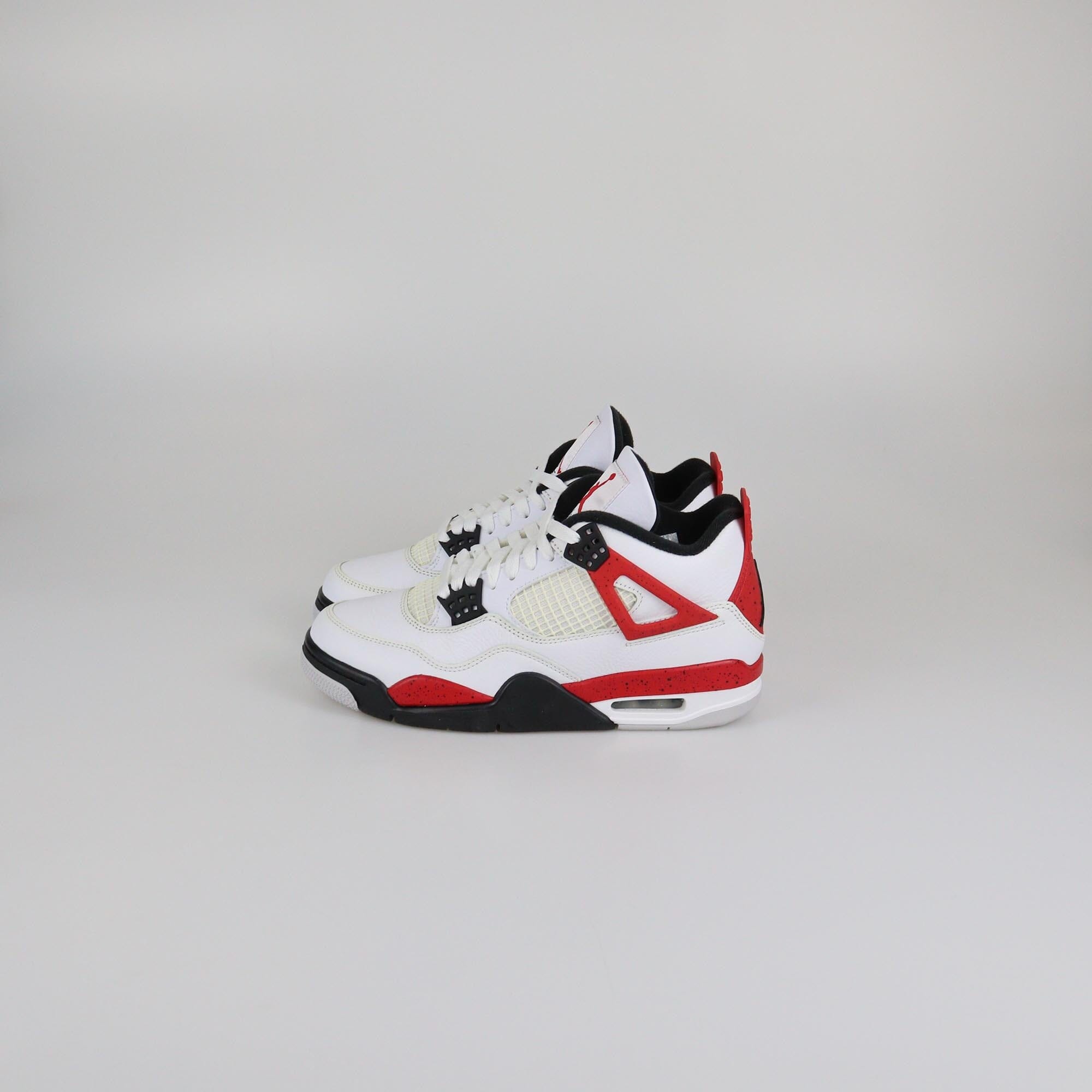 Air Jordan Red Cement Jordan 4 Retro Sneakers Mens Air Jordan