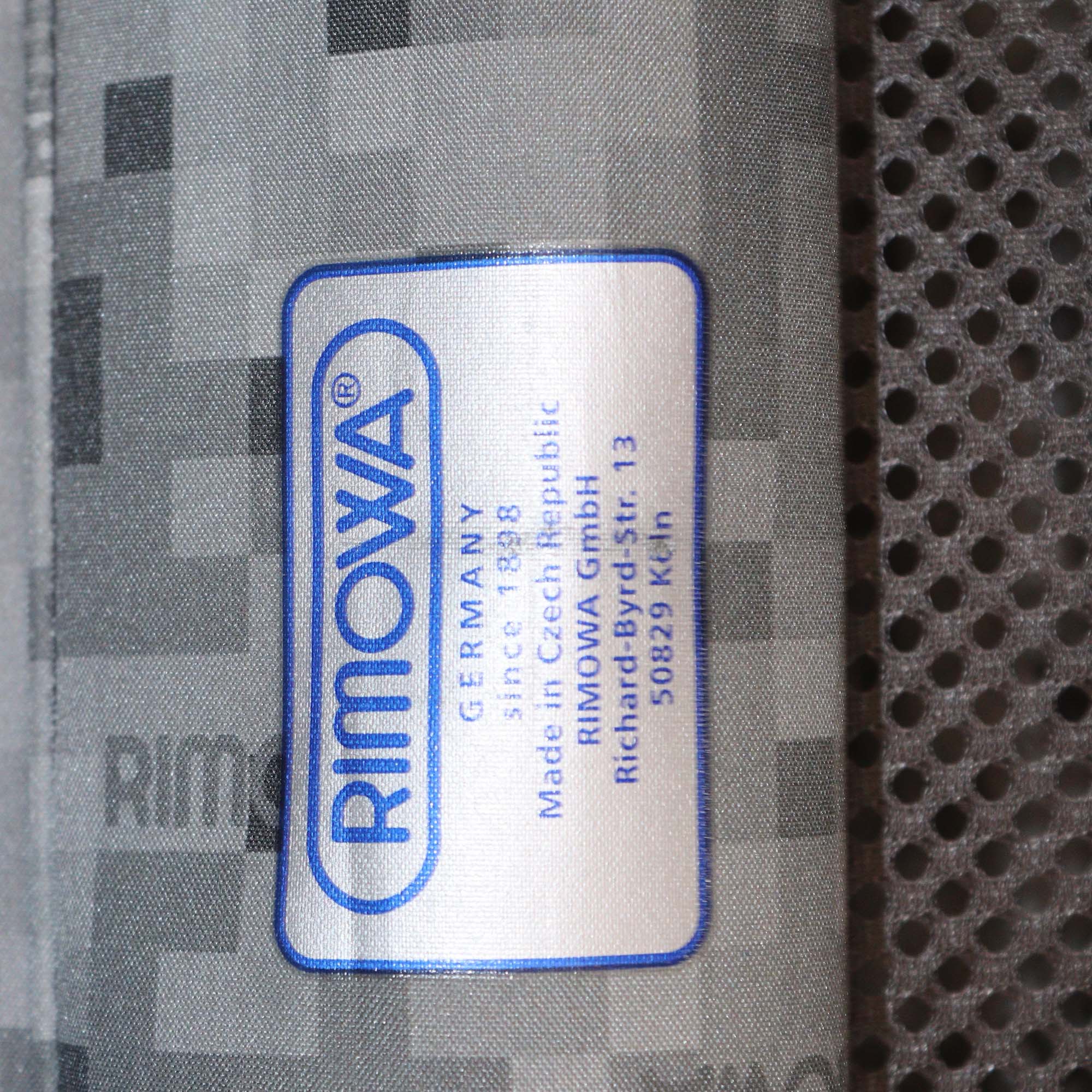 Rimowa Black Polycarbonate Salsa Check In Luggage