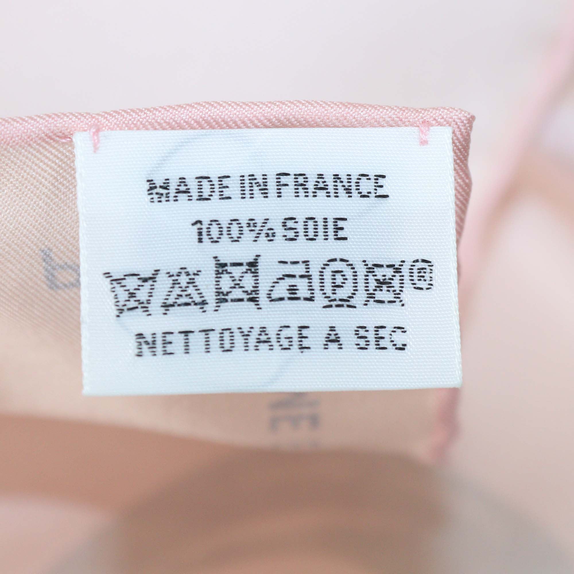 Hermes Rose Thé / Rouge H / Bronze Nous Sommes Inseparables scarf 90