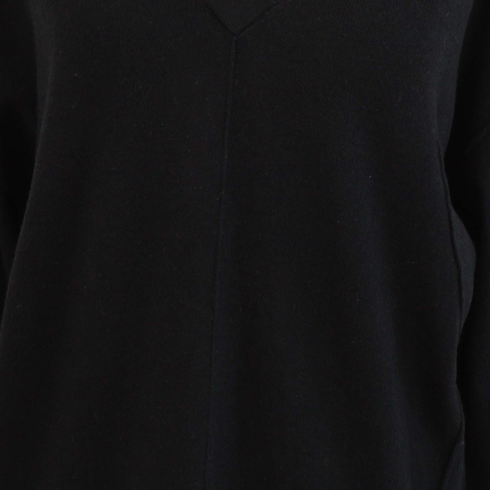 Joseph Black Wool Long Sleeve Sweater