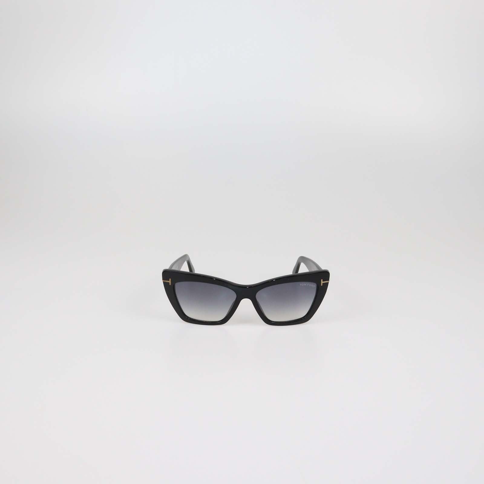 Tom Ford Black Acetate Wyatt Sunglasses