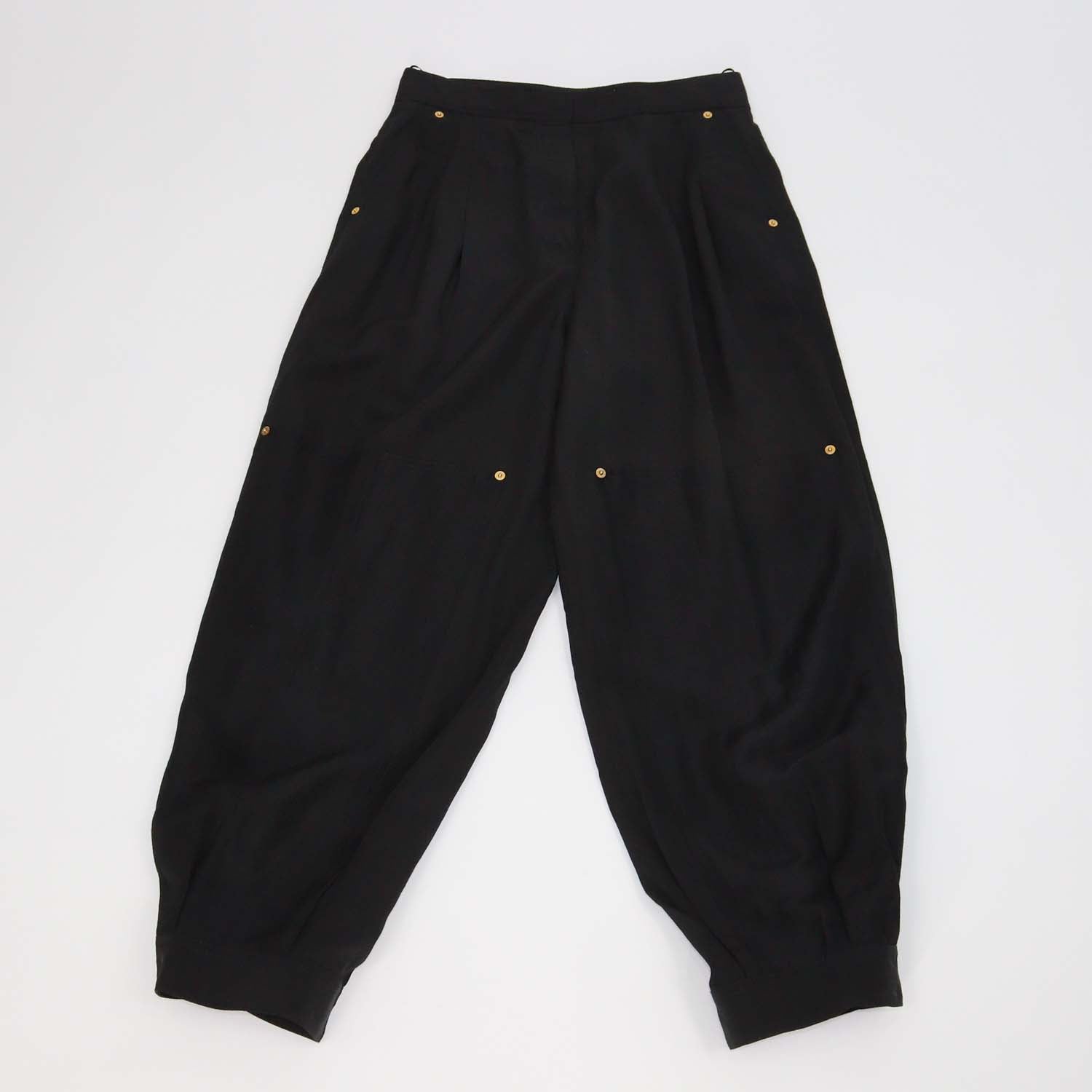 Loewe Black Blend Viscose Cargo Pants