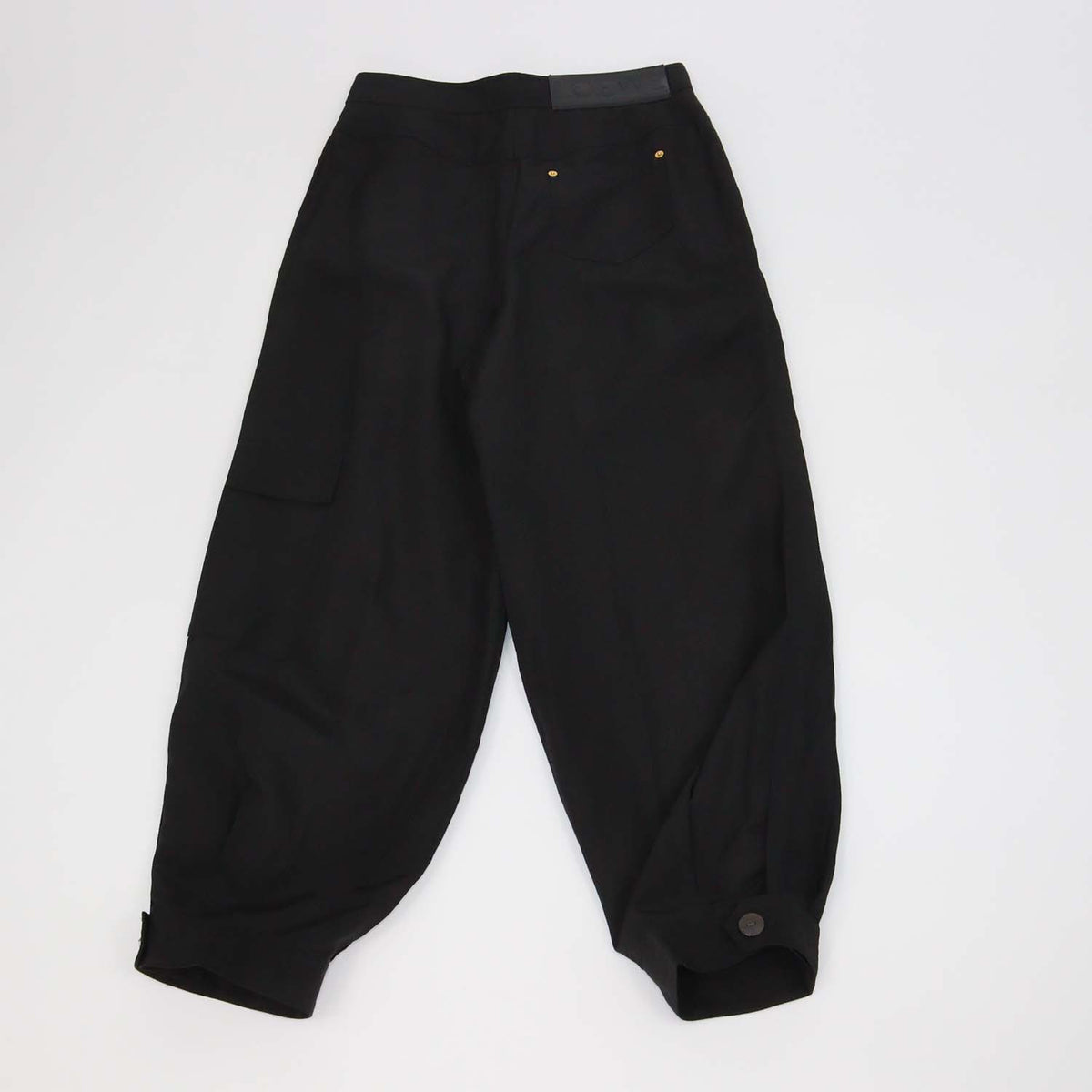 Loewe Black Blend Viscose Cargo Pants