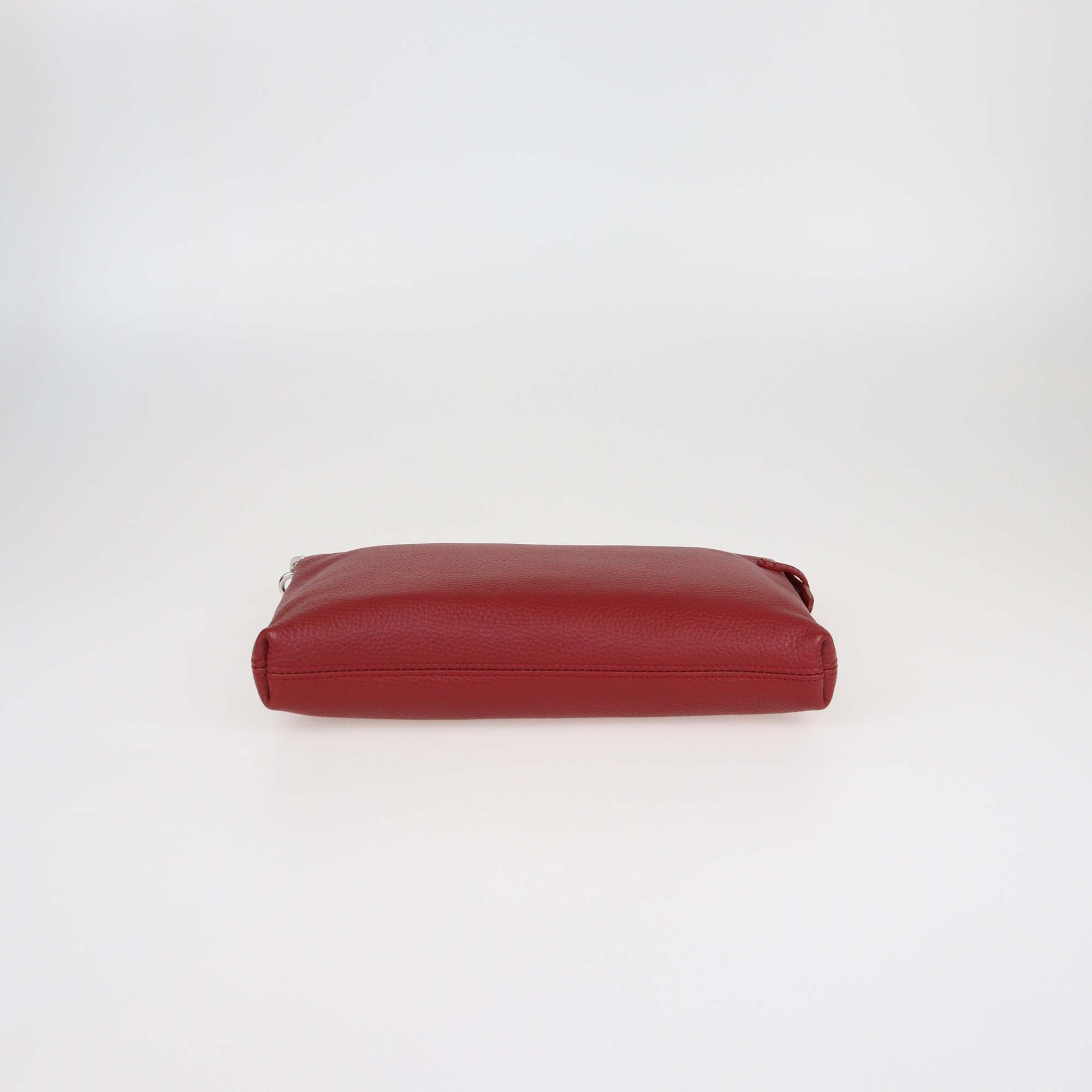Montblanc Red Leather Meisterstuck Wristlet Pouch