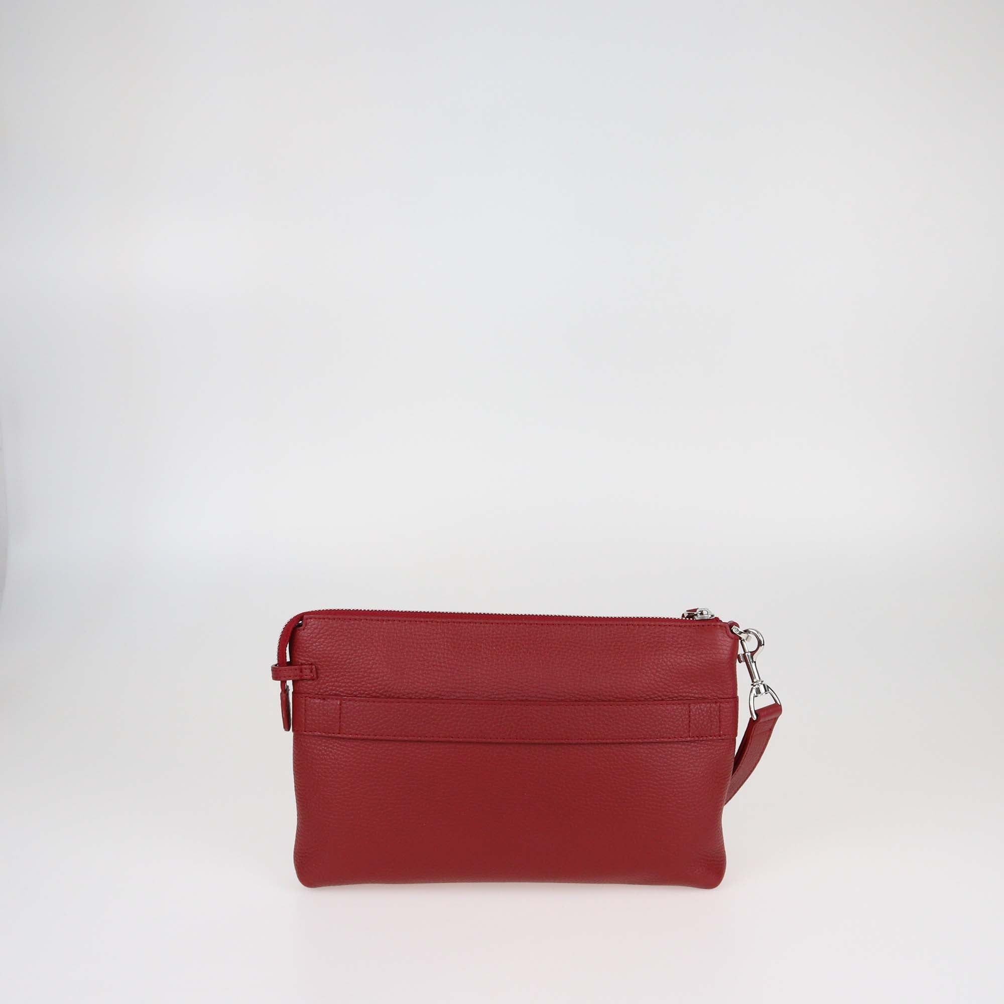 Montblanc Red Leather Meisterstuck Wristlet Pouch