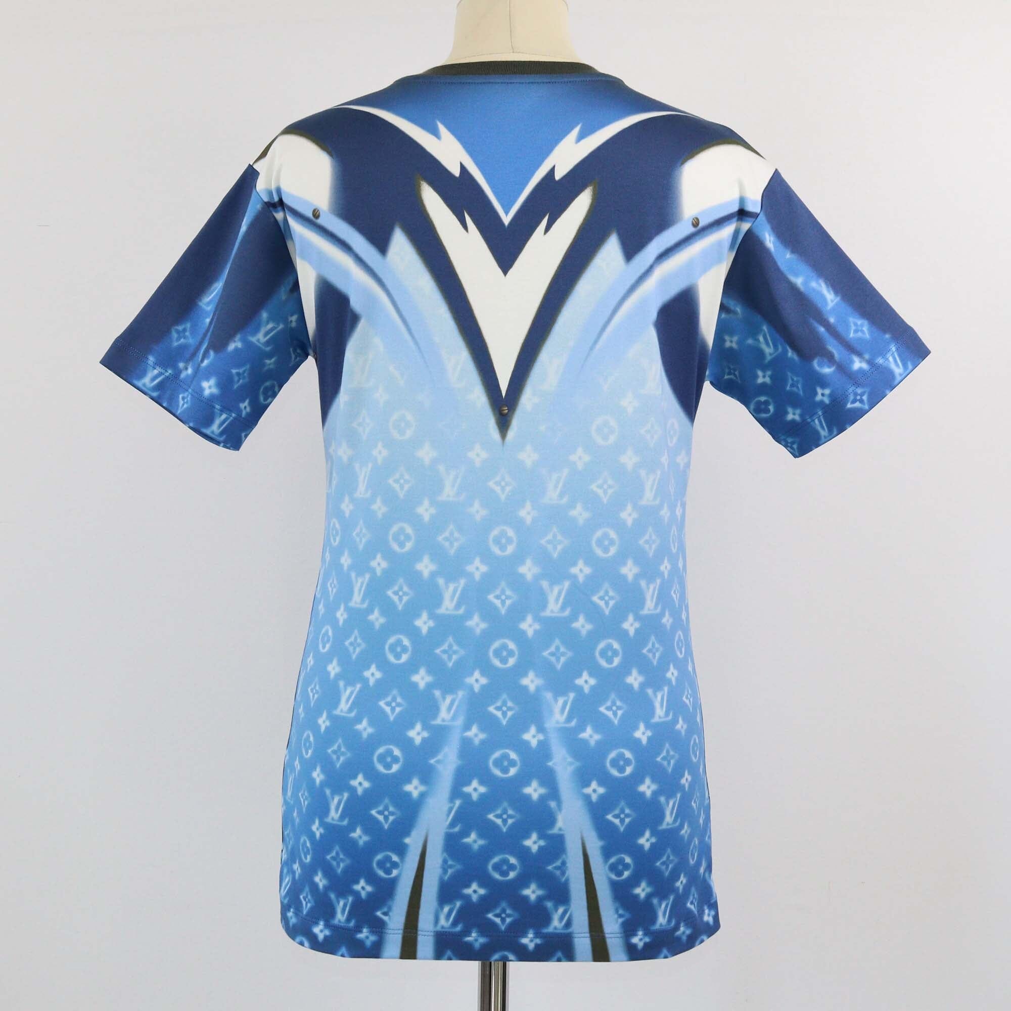 Louis Vuitton Blue Monogram Jet Ski T-Shirt Womens Louis Vuitton