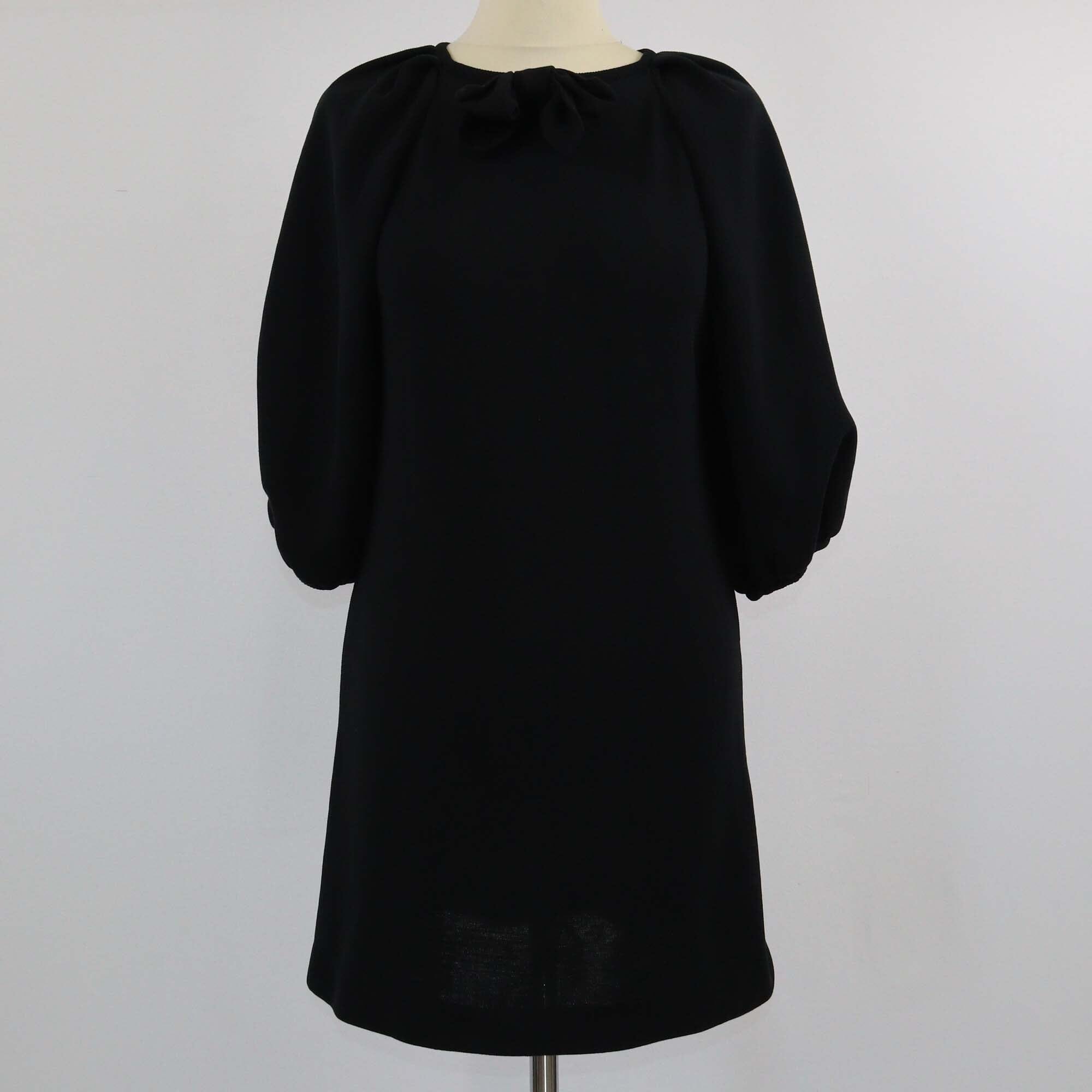 Giambattista Valli Black Bow Detailed Midi Dress Womens Giambattista Valli