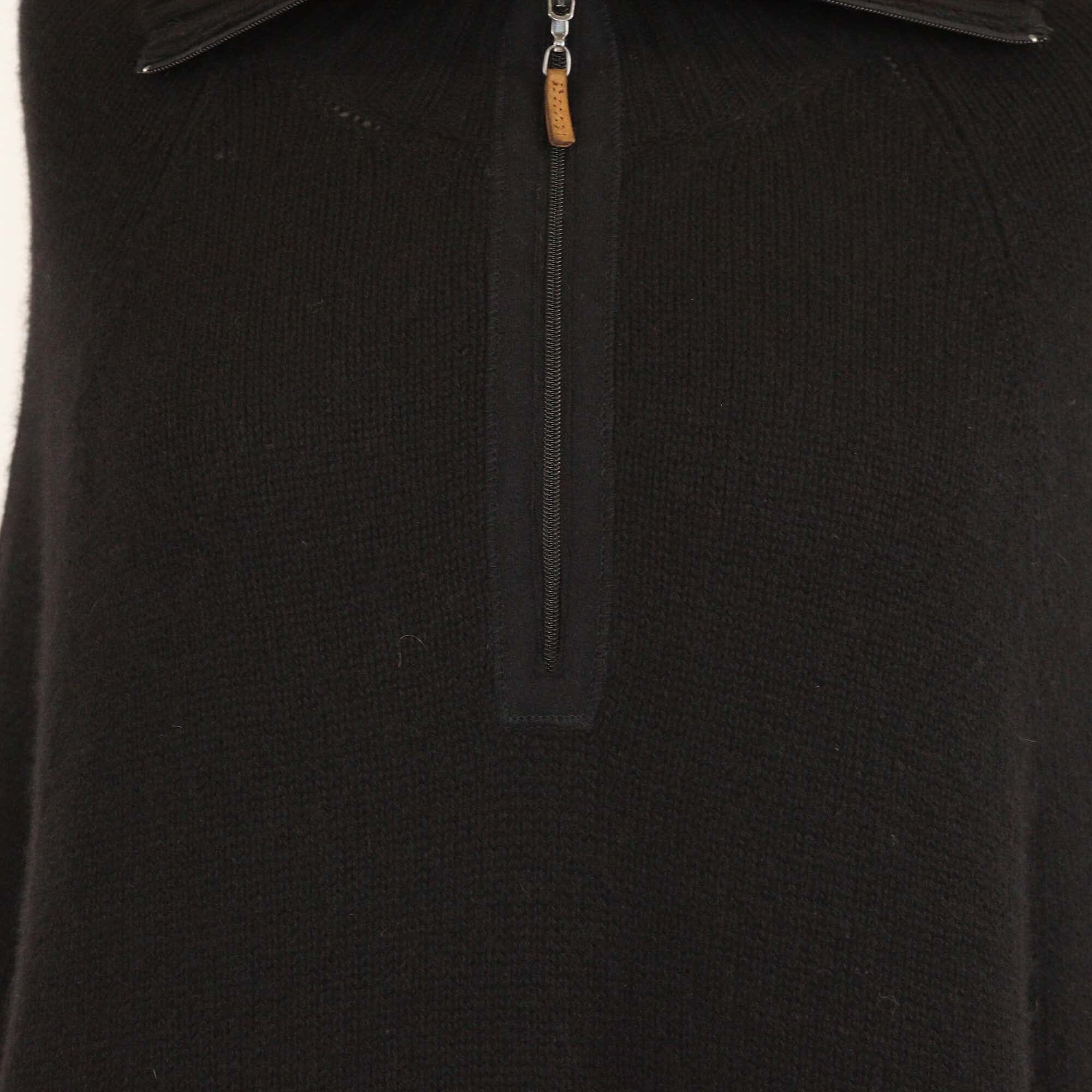 Brunello Cucinelli Black Cashmere Turtleneck Cape Sweater Womens Brunello Cucinelli