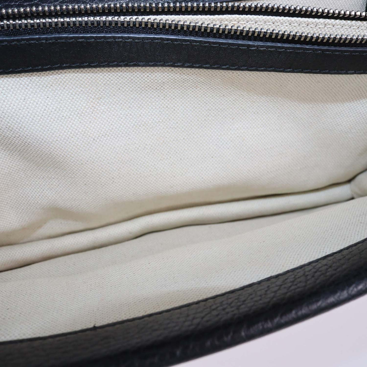 Gucci Black Leather Small Dionysus Shoulder Bag