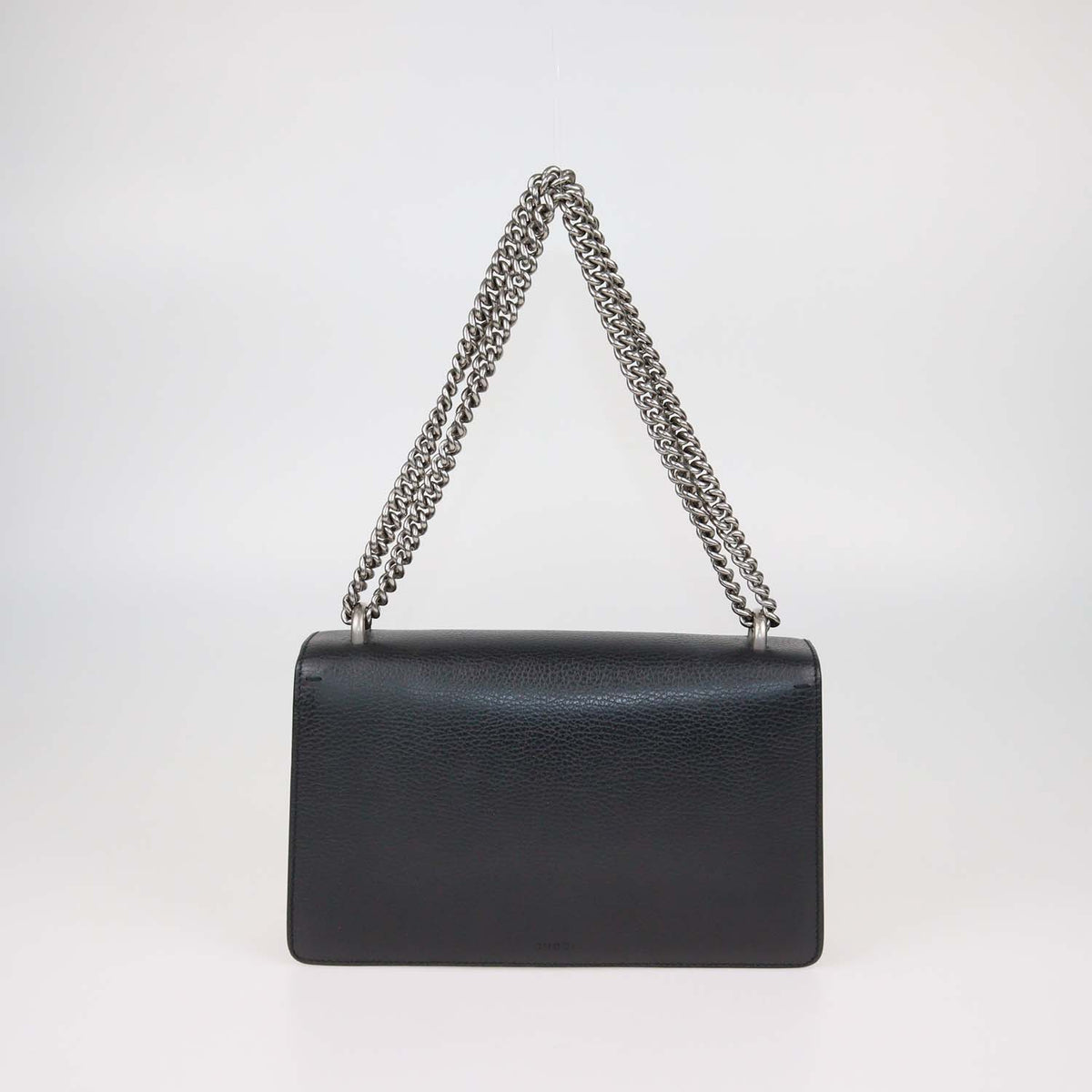 Gucci Black Leather Small Dionysus Shoulder Bag