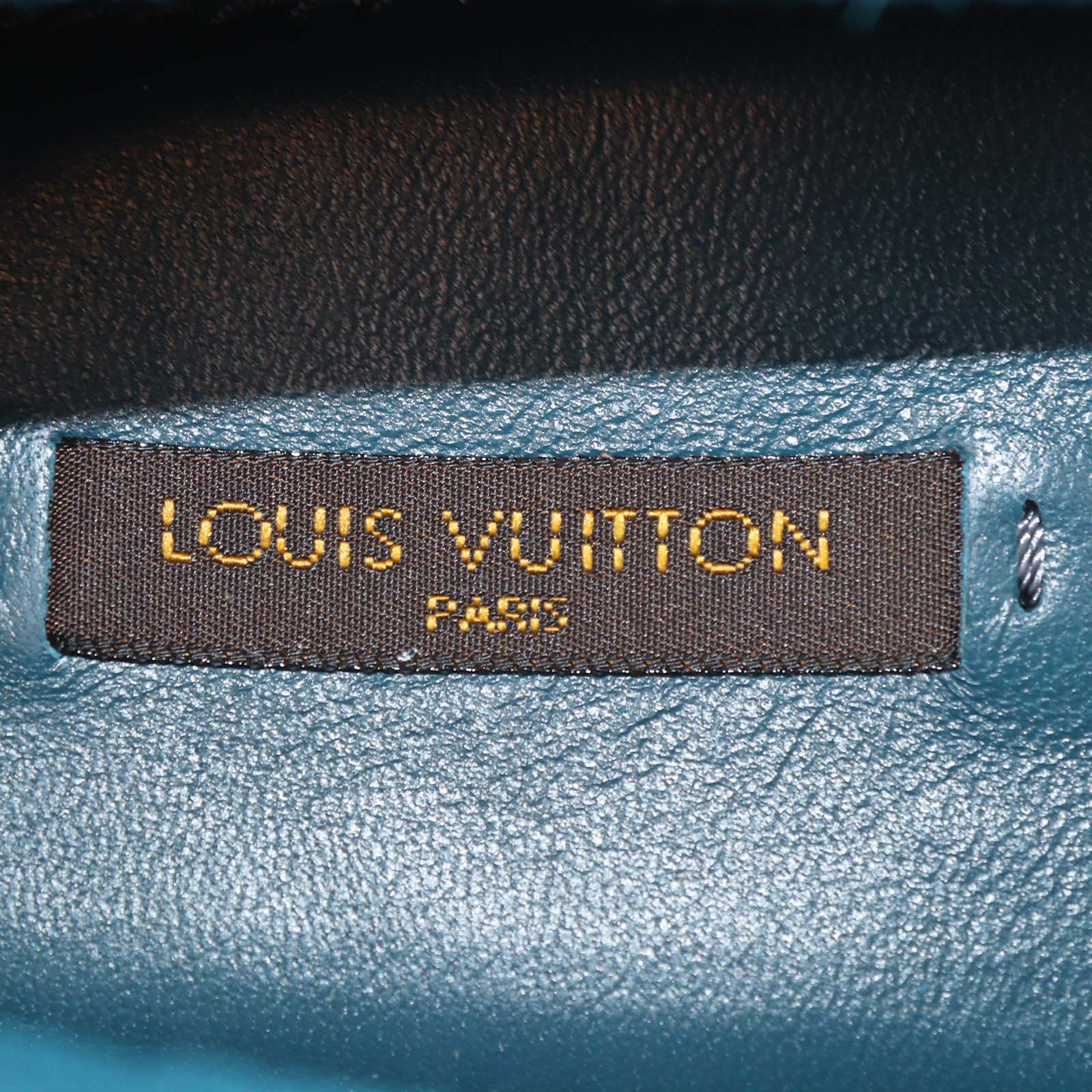 Louis Vuitton Teal Blue Suede Loafers