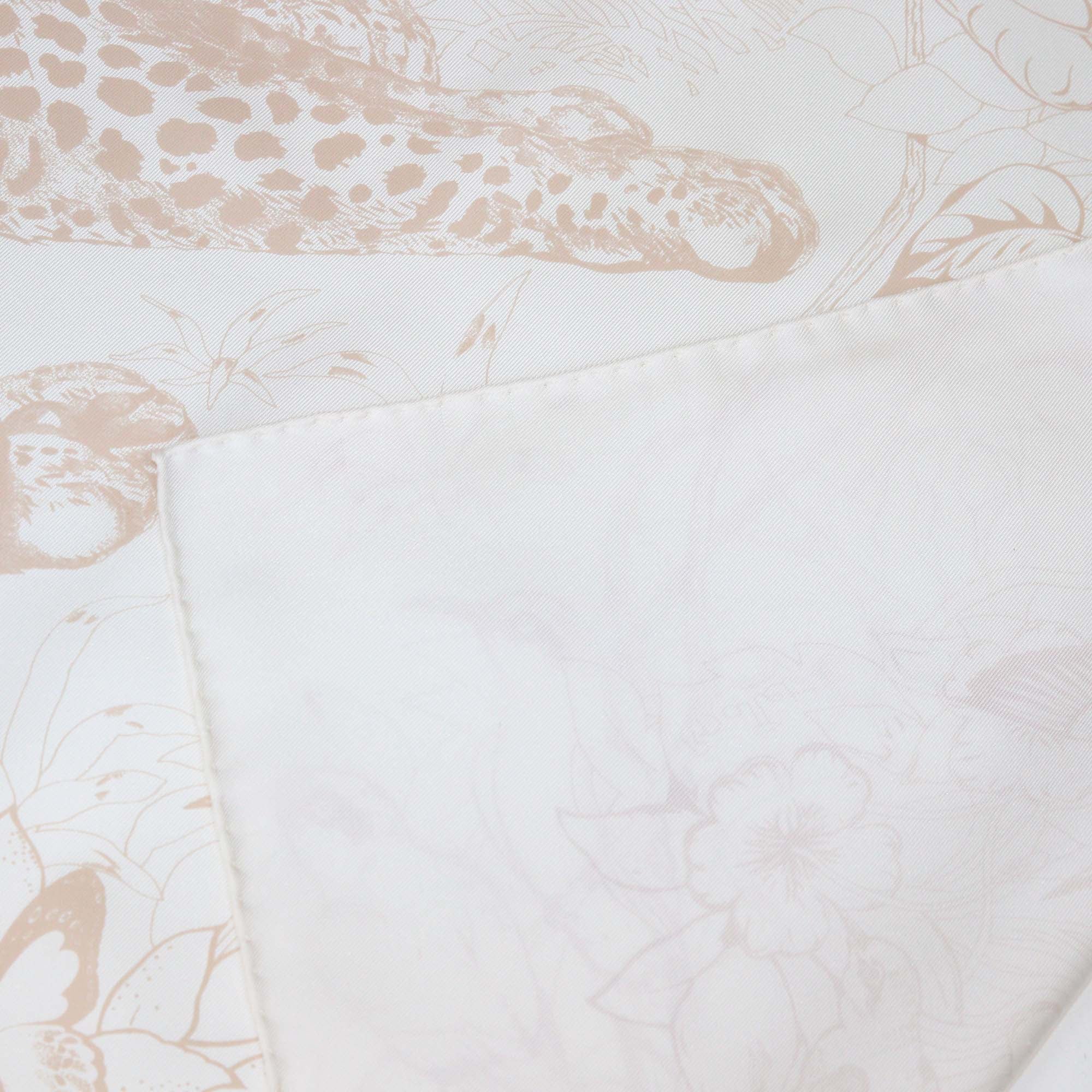 Hermes Nata Silk Jungle Love Scarf 90