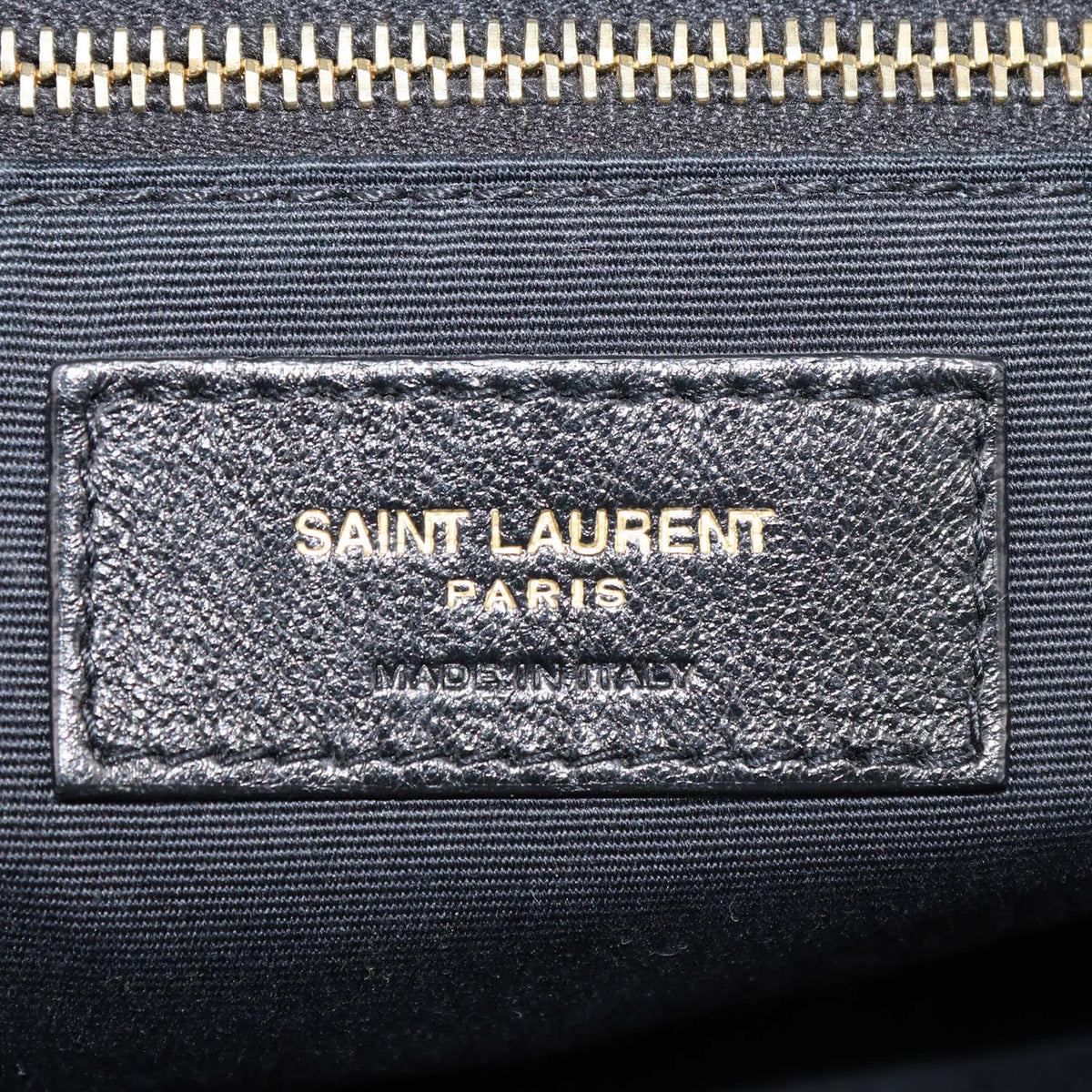 Saint Laurent Black Quilted Leather Maxi ICare Shopping Tote