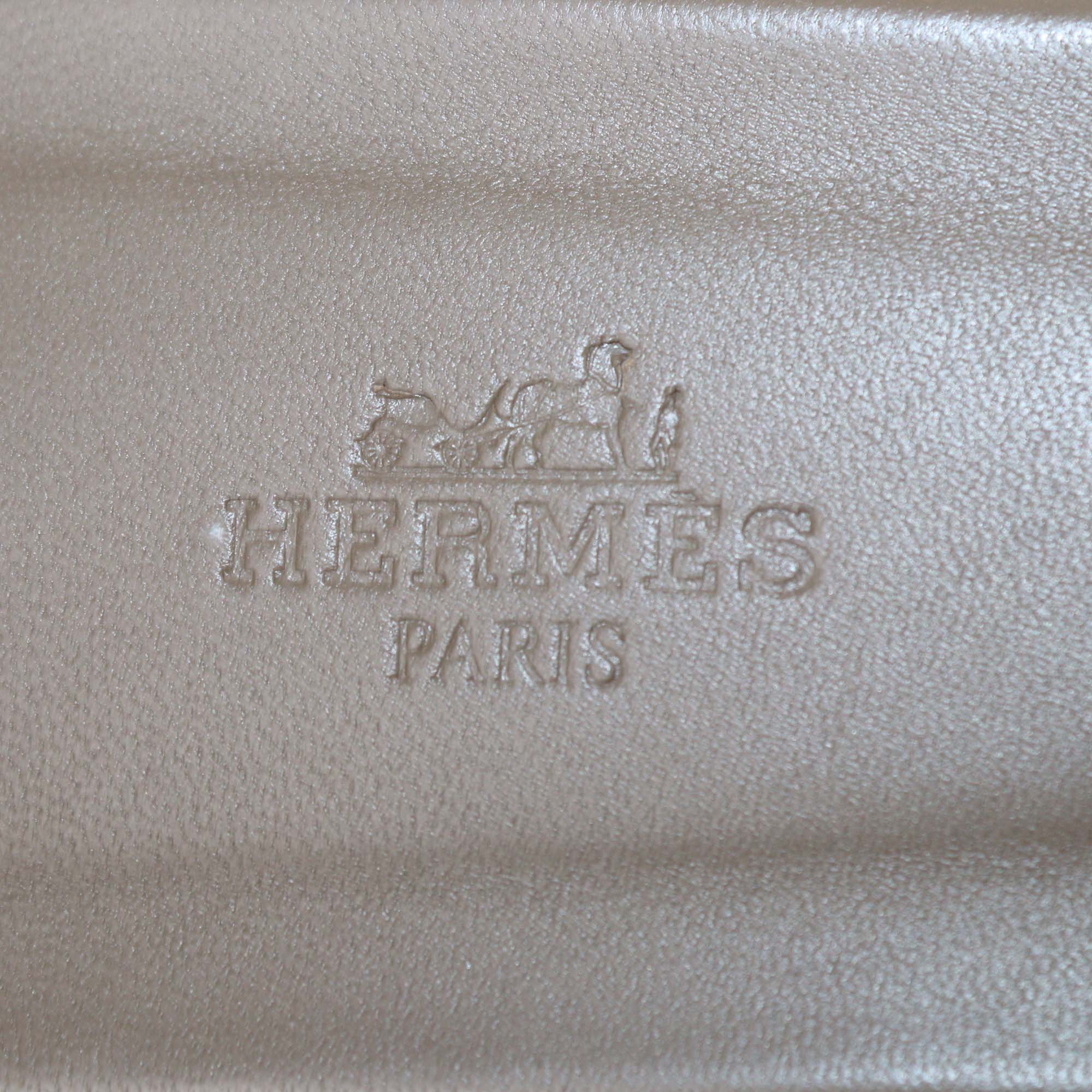 Hermes Etoupe Epsom Leather Oran Sandals