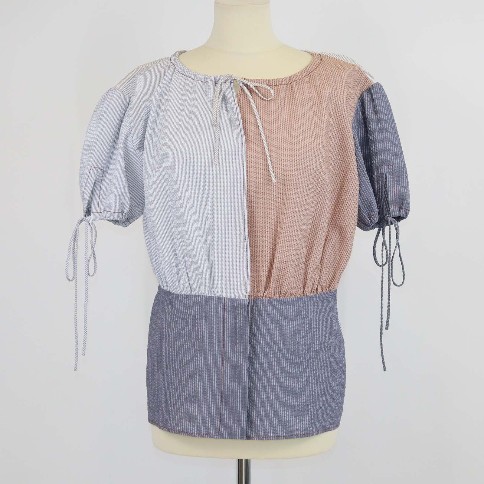 J.W.Anderson Multicolor Cotton Color Block Top