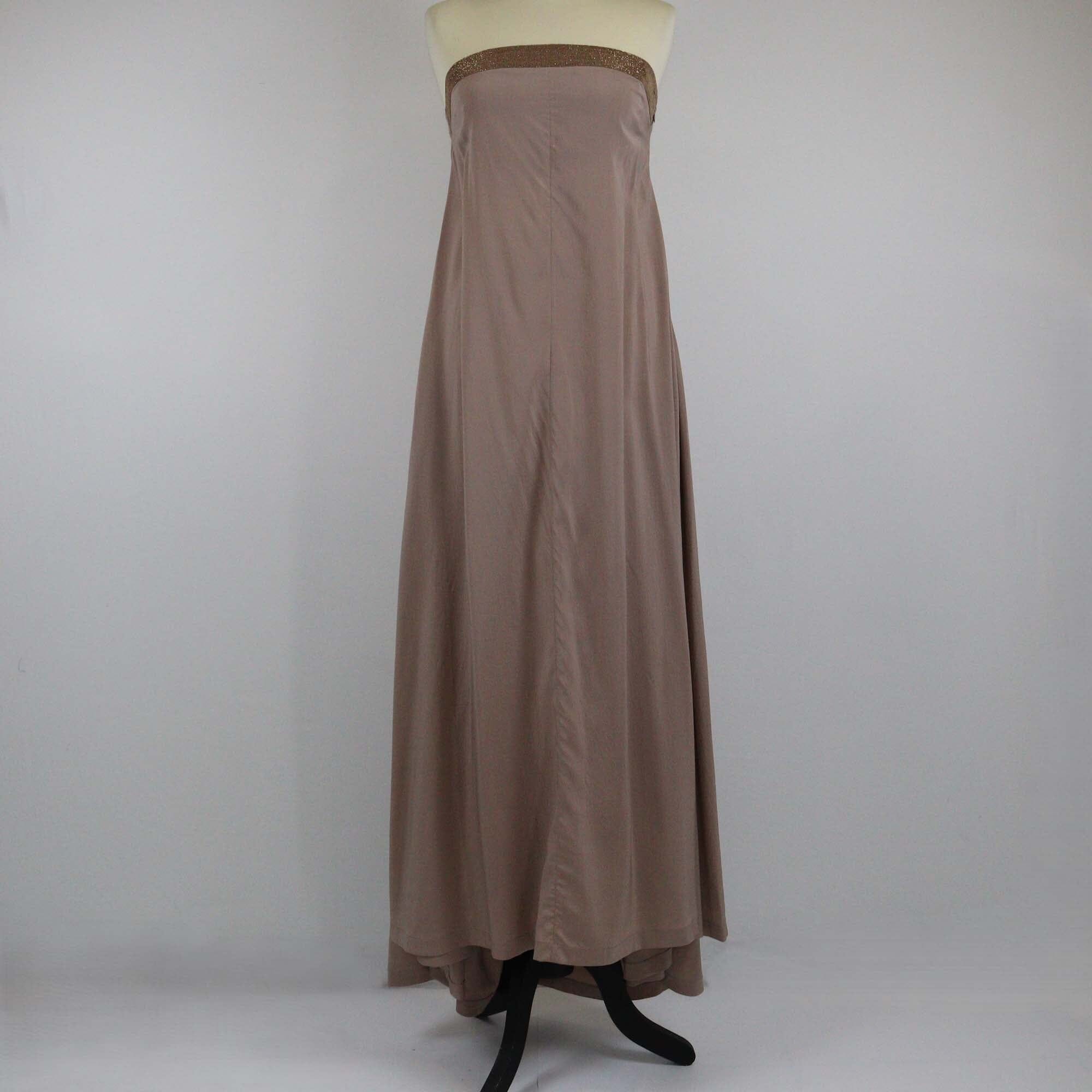 Brunello Cucinelli Old Rose Tube Dress Womens Brunello Cucinelli