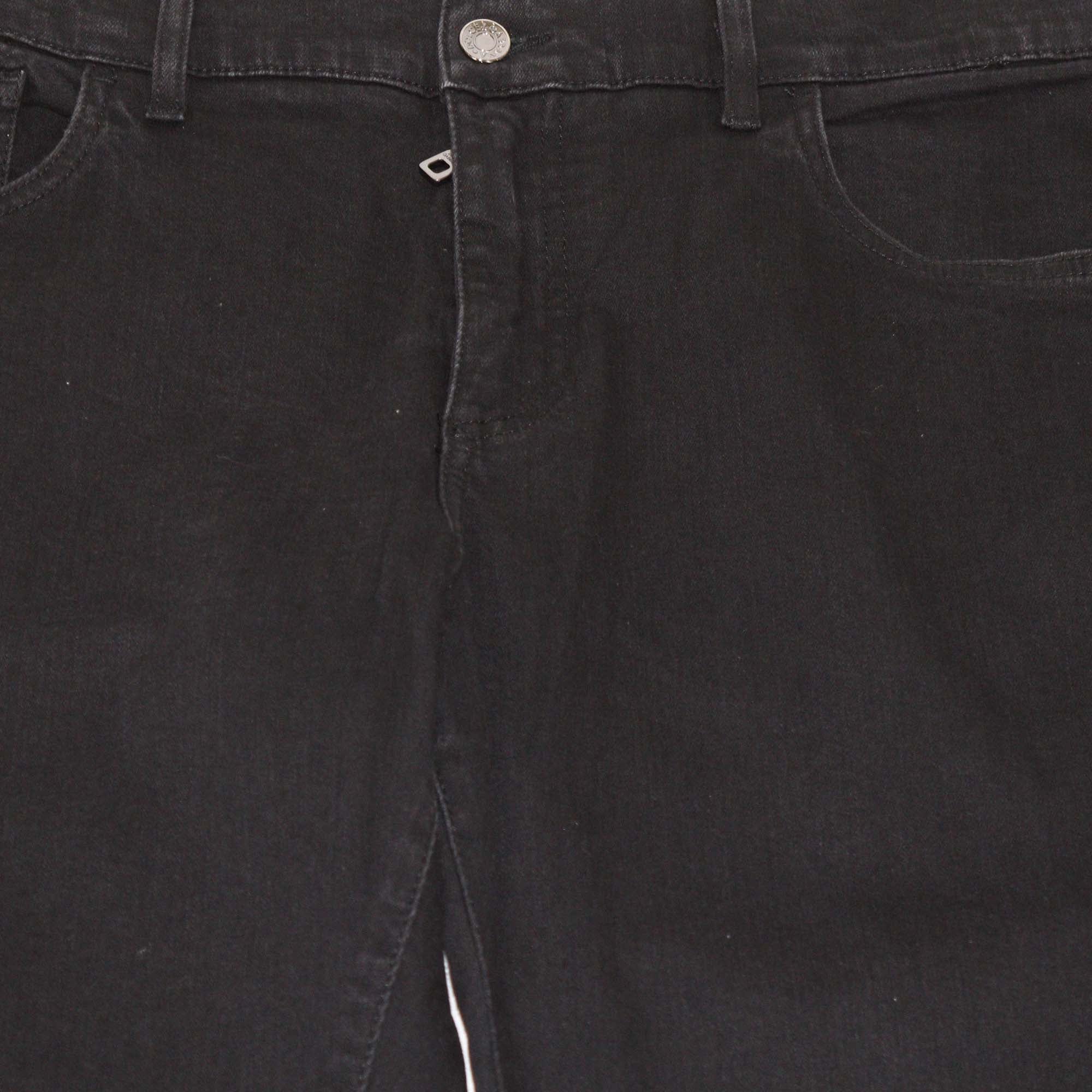 Dolce & Gabbana Black Denim Slim Fit Pants