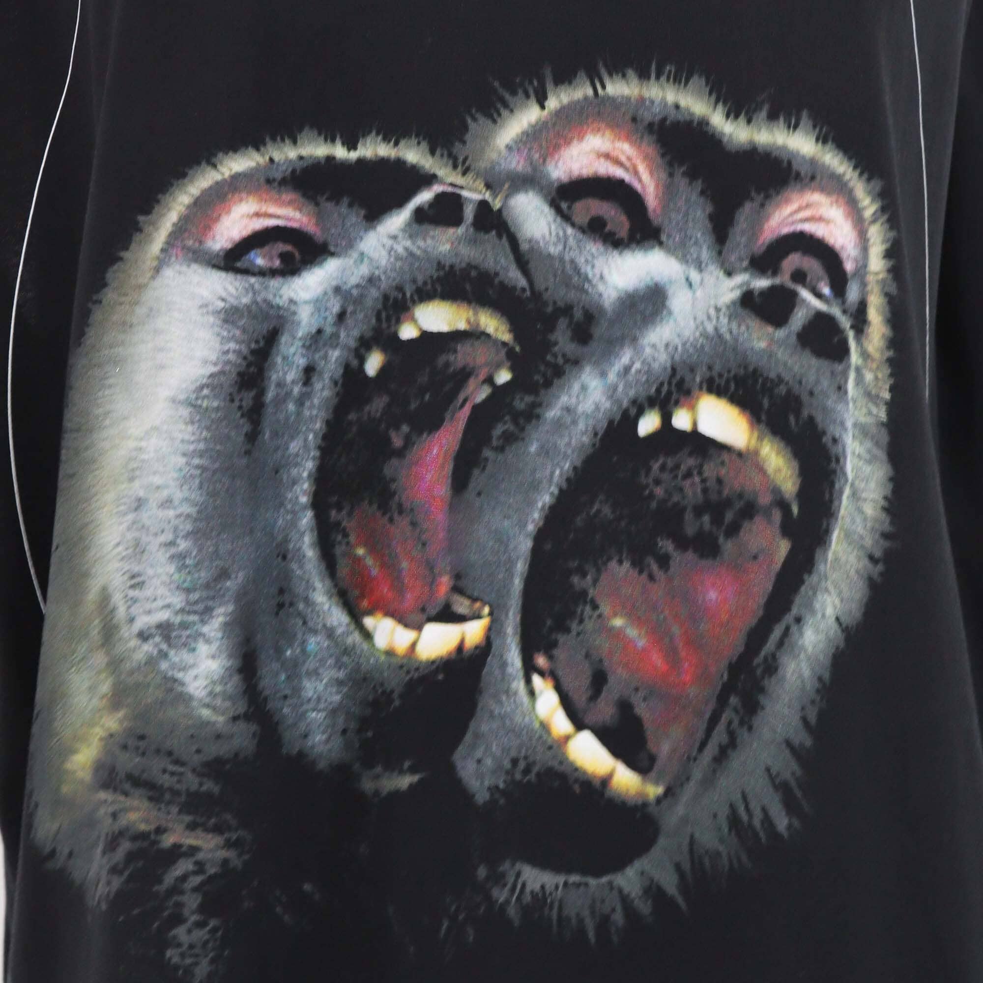 Givenchy Black Monkey Brother Print Cotton Columbian Fit Sleeveless Shirt Mens Givenchy