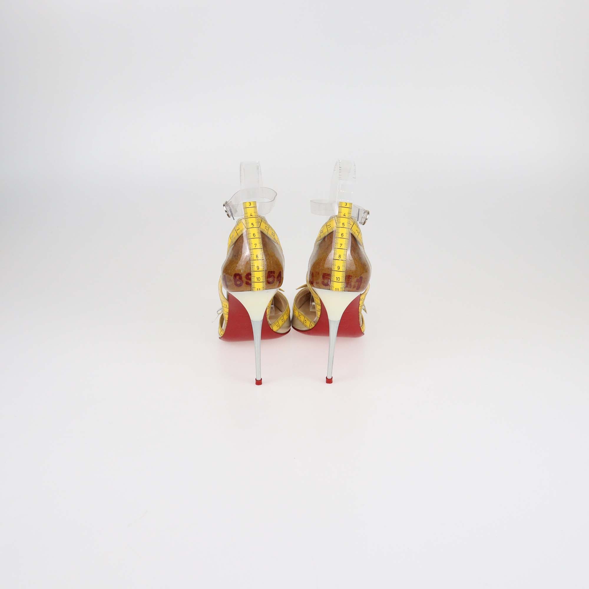 Christian Louboutin Multicolor/Clear PVC Metri Pumps