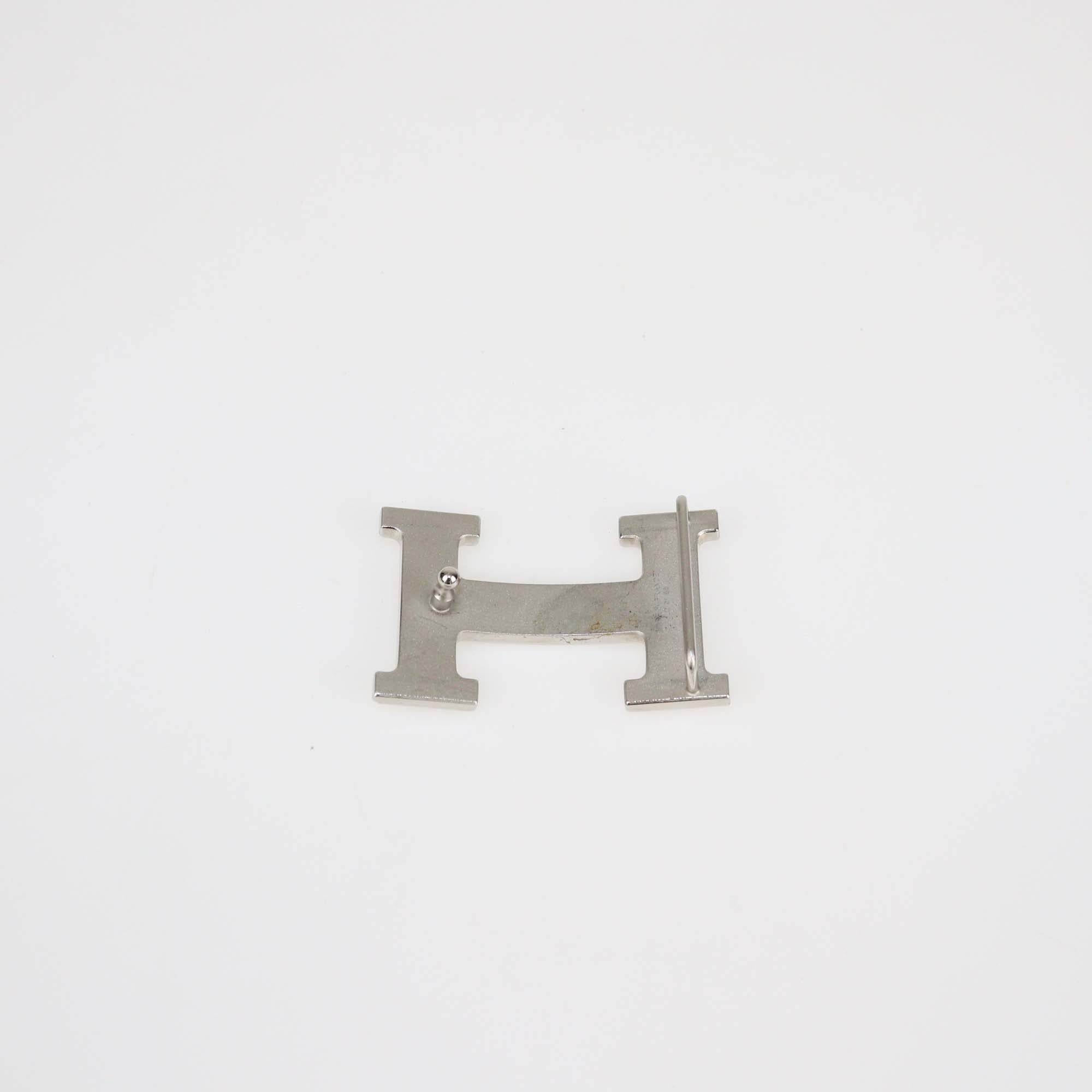 Hermes Palladium Hardware H Buckle