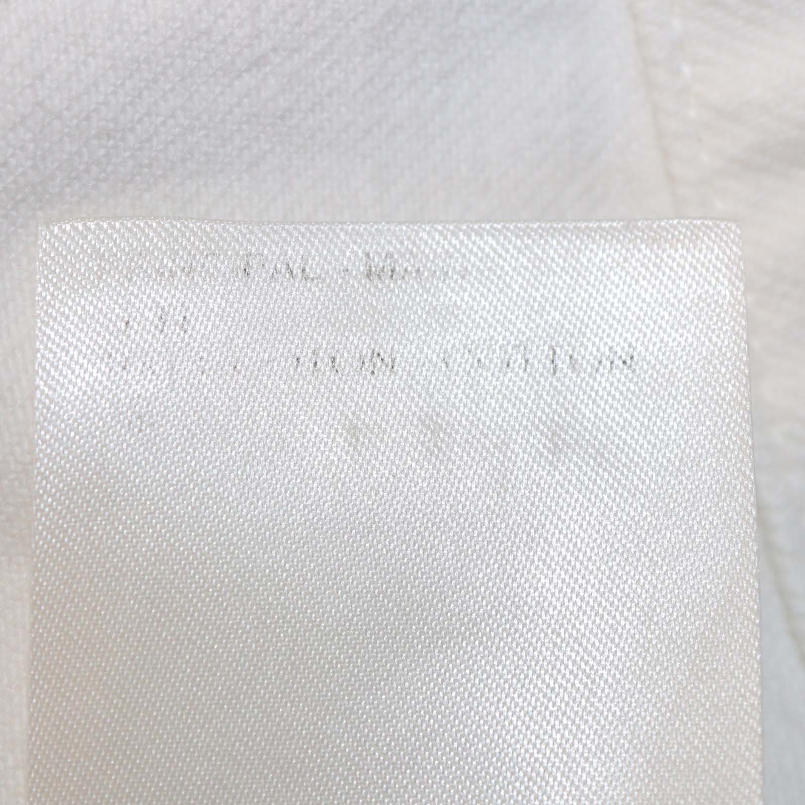 Louis Vuitton White Denim Crop jacket