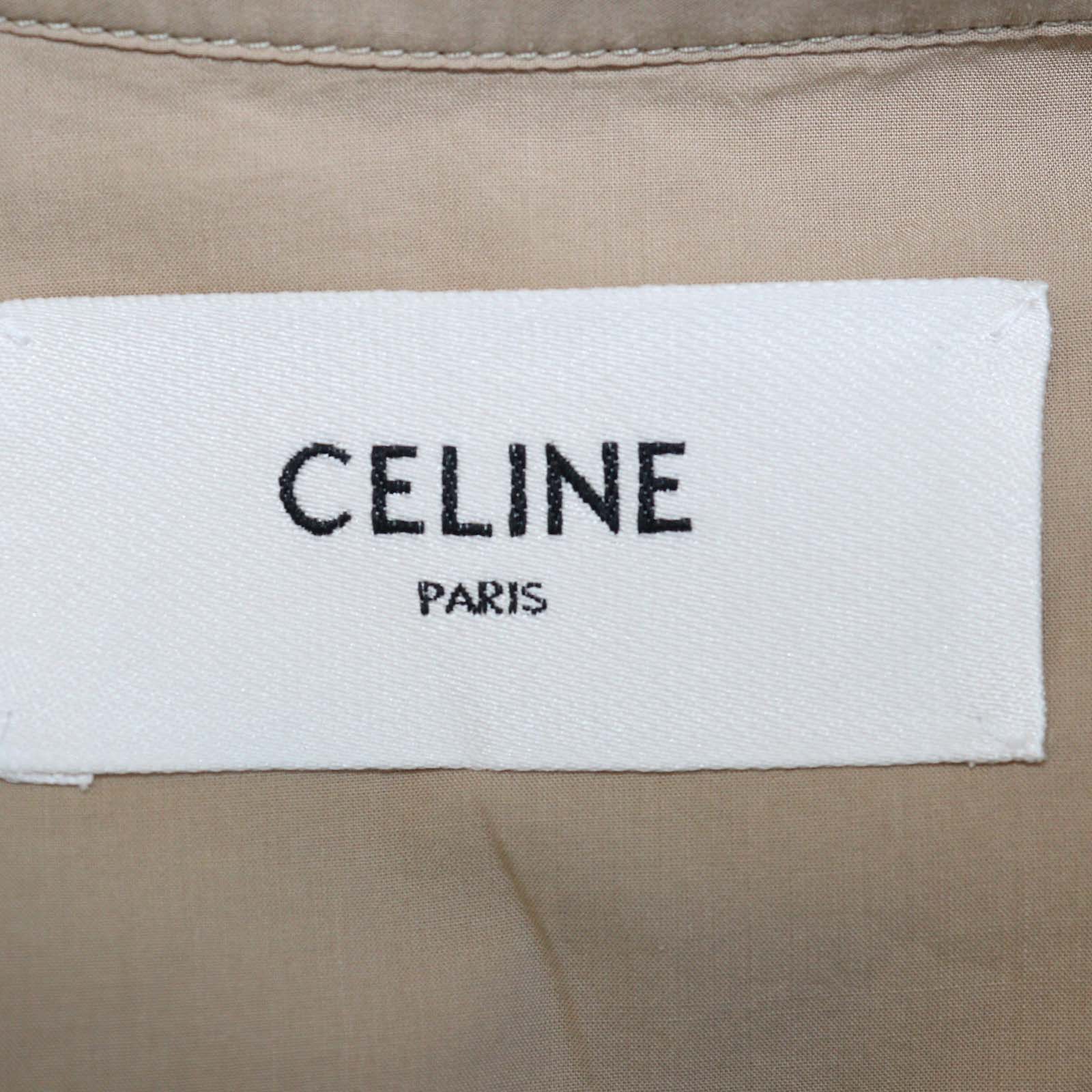 Celine Beige Saharienne Midi Length Dress
