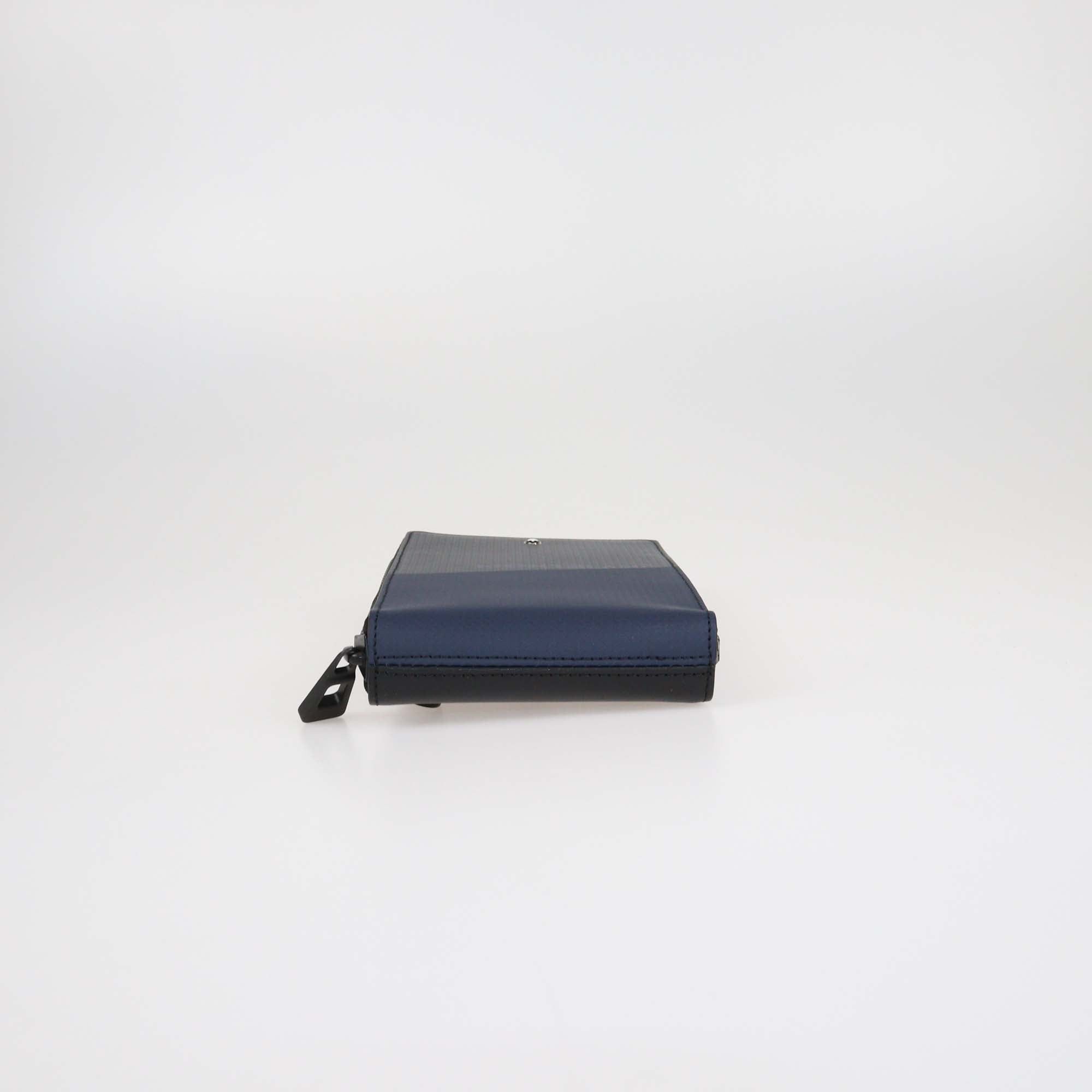 Montblanc Black/Navy Blue Carbon Fiber Effect Leather Mini Extreme 2.0 Envelope Bag