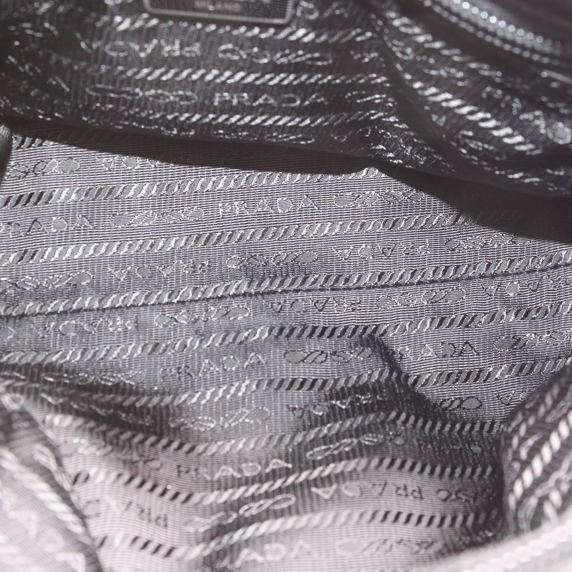 Prada Black Re-Nylon Wristlet Pouch