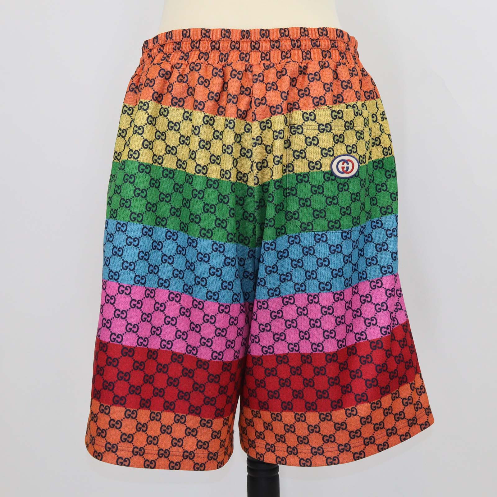 Gucci Multicolor Jersey GG Rainbow Short