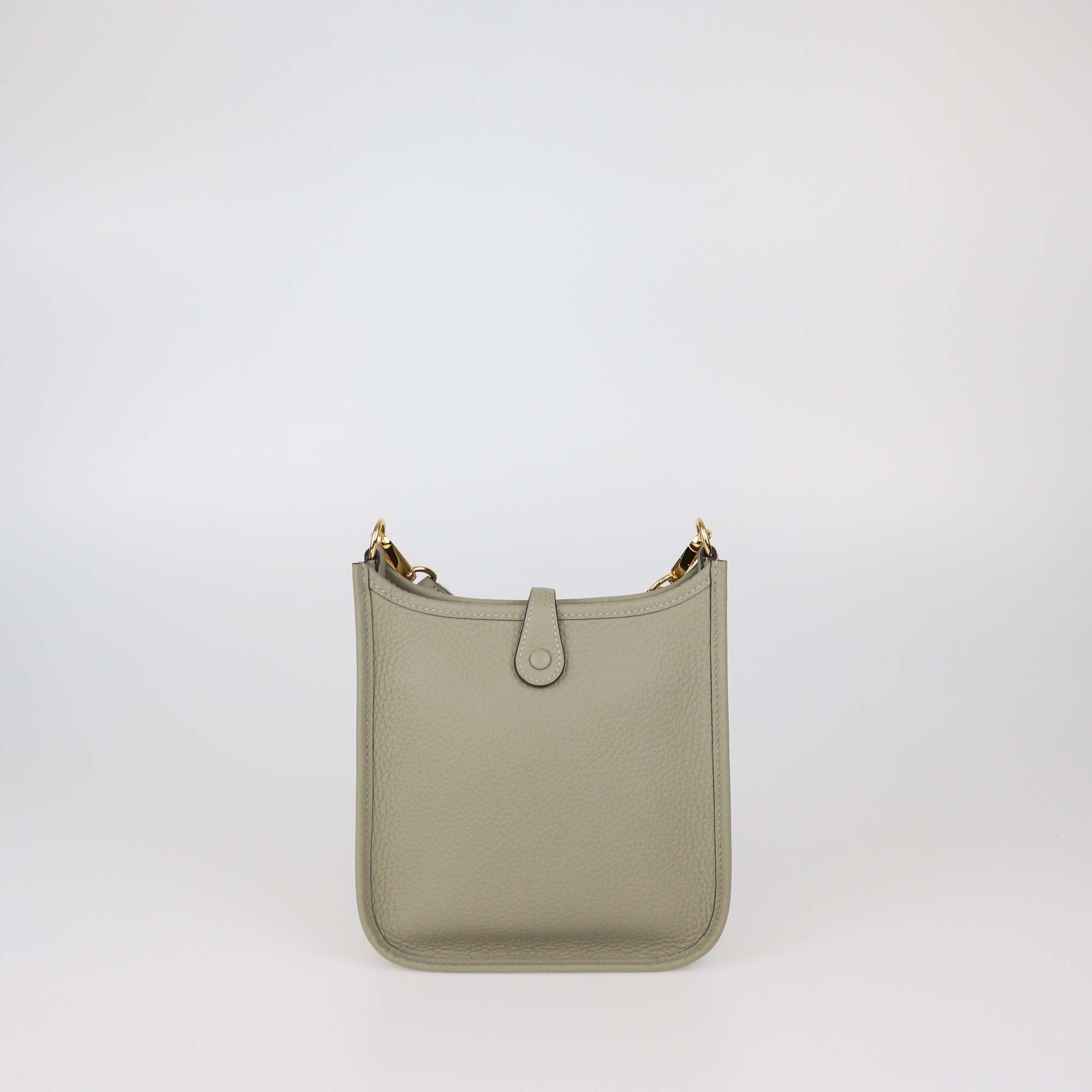 Hermes Sauge Clemence Leather Evelyne TPM Bag