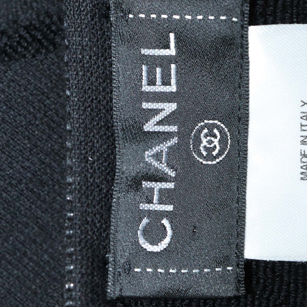 Chanel Black Quilted CC Logo Cotton Knit Sleeveless Maxi Dress