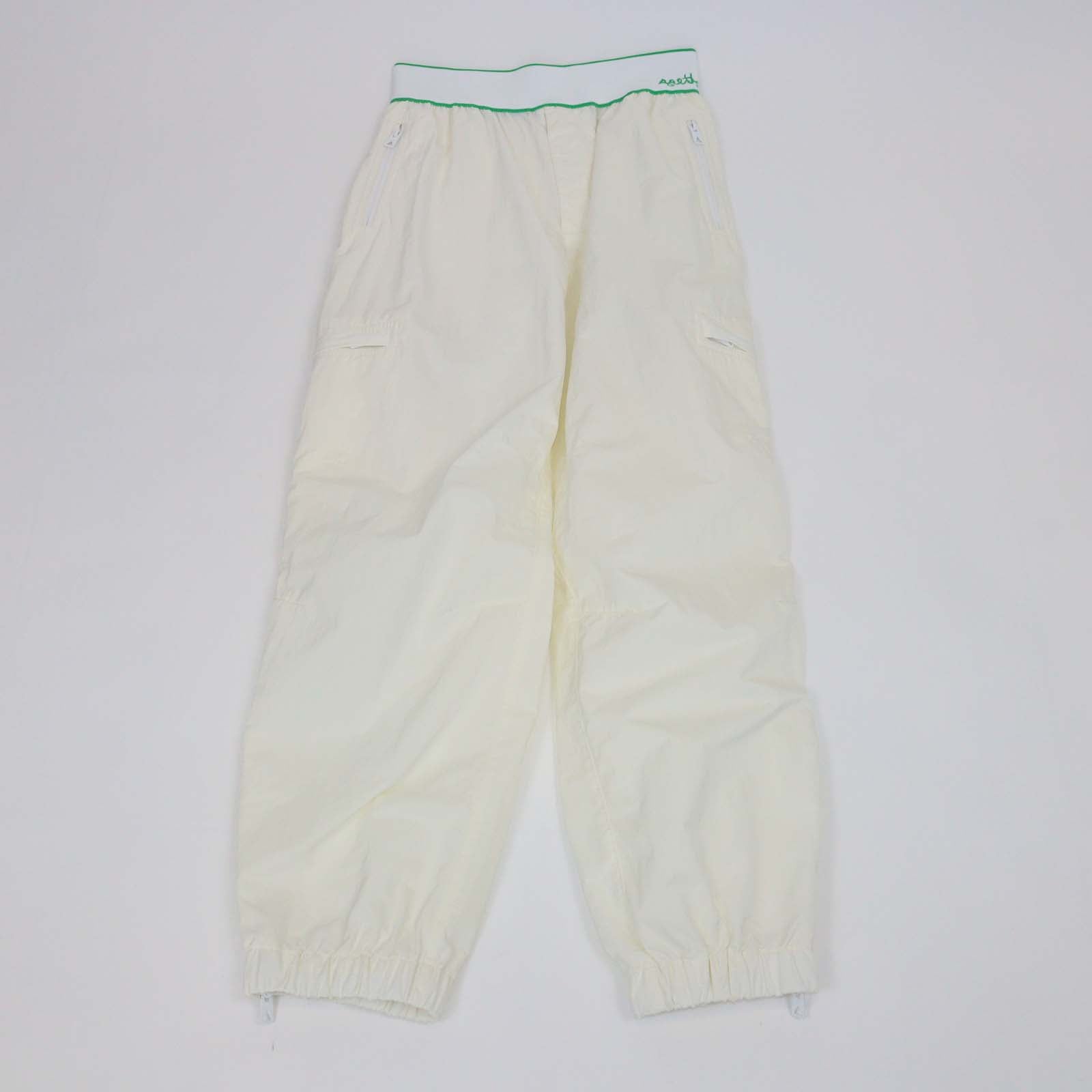 Bottega Veneta White Nylon Technical Cargo Pants