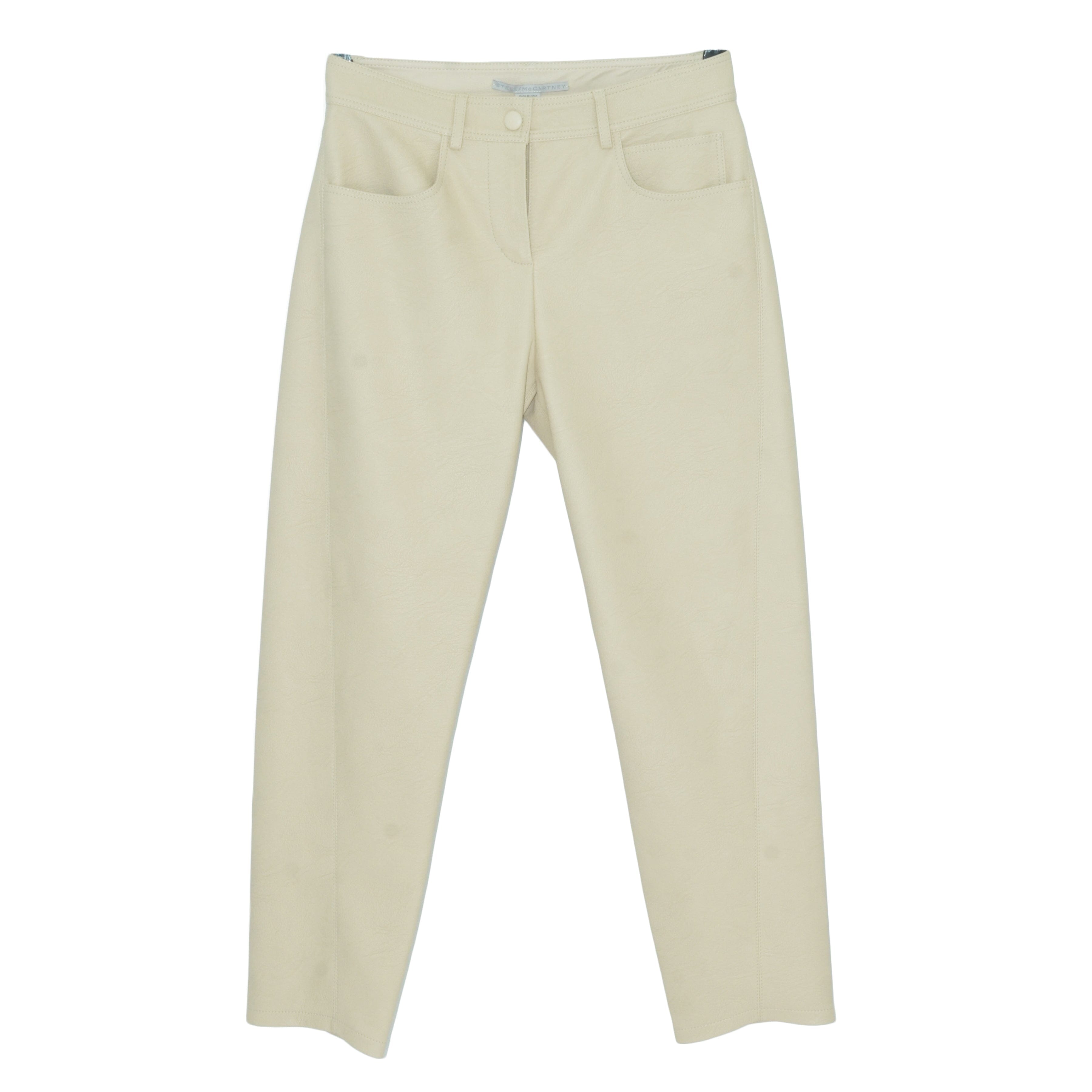 Beige Altermat Structured Trousers Clothing Stella McCartney