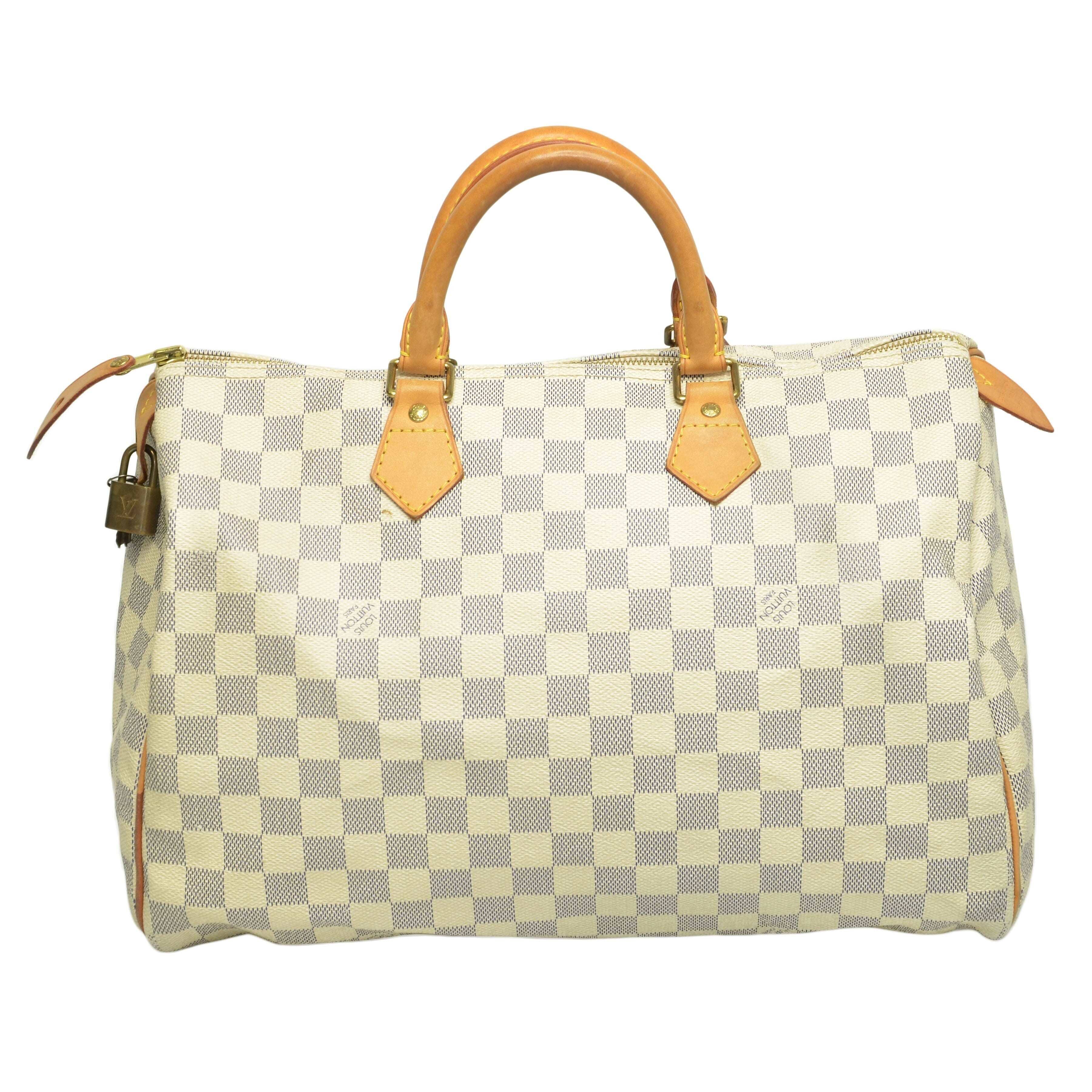 Damier Azur Speedy 35 Bag Bag Louis Vuitton