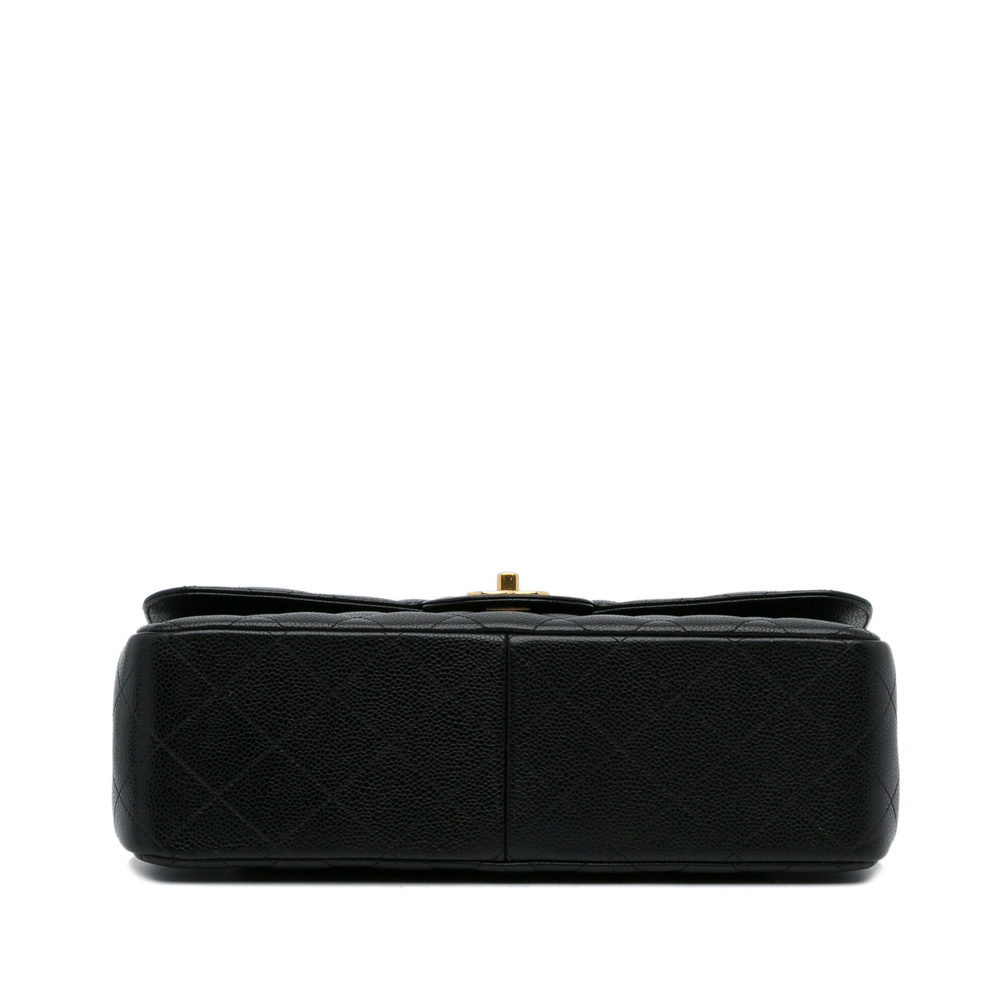 Jumbo Classic Caviar Double Flap Image#5