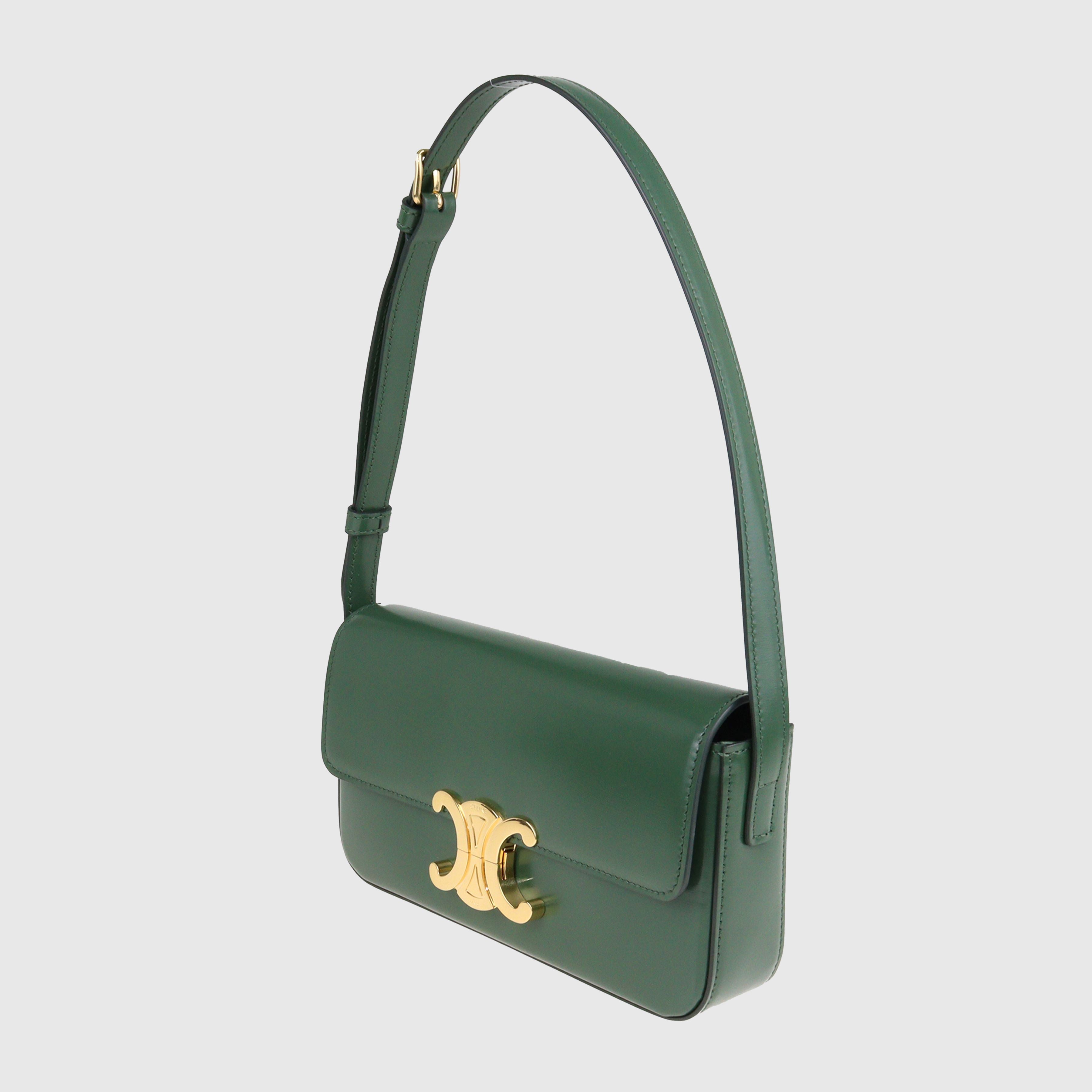 Green Triomphe Handbag