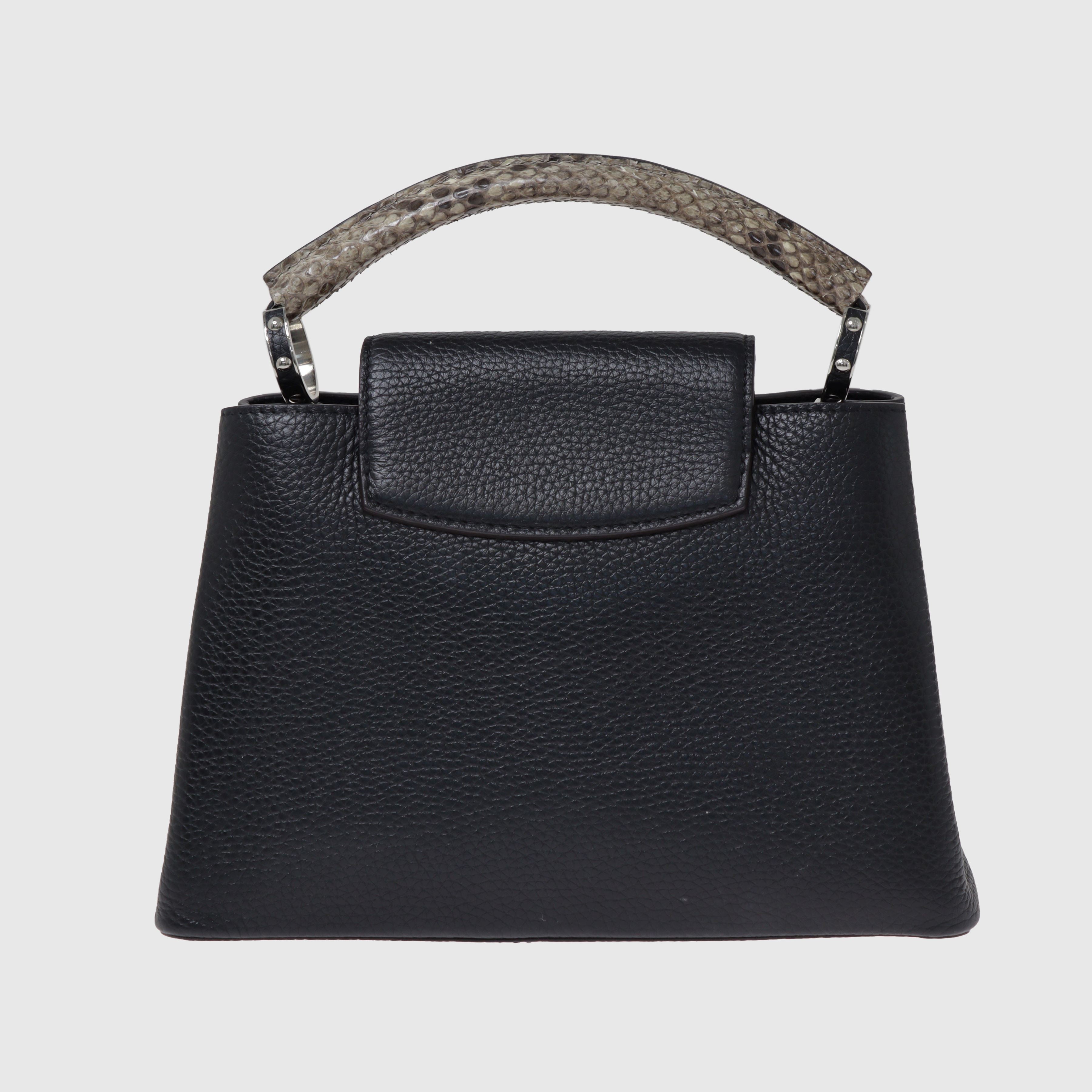 Black Taurillon Capucines BB Bag Bags Louis Vuitton 
