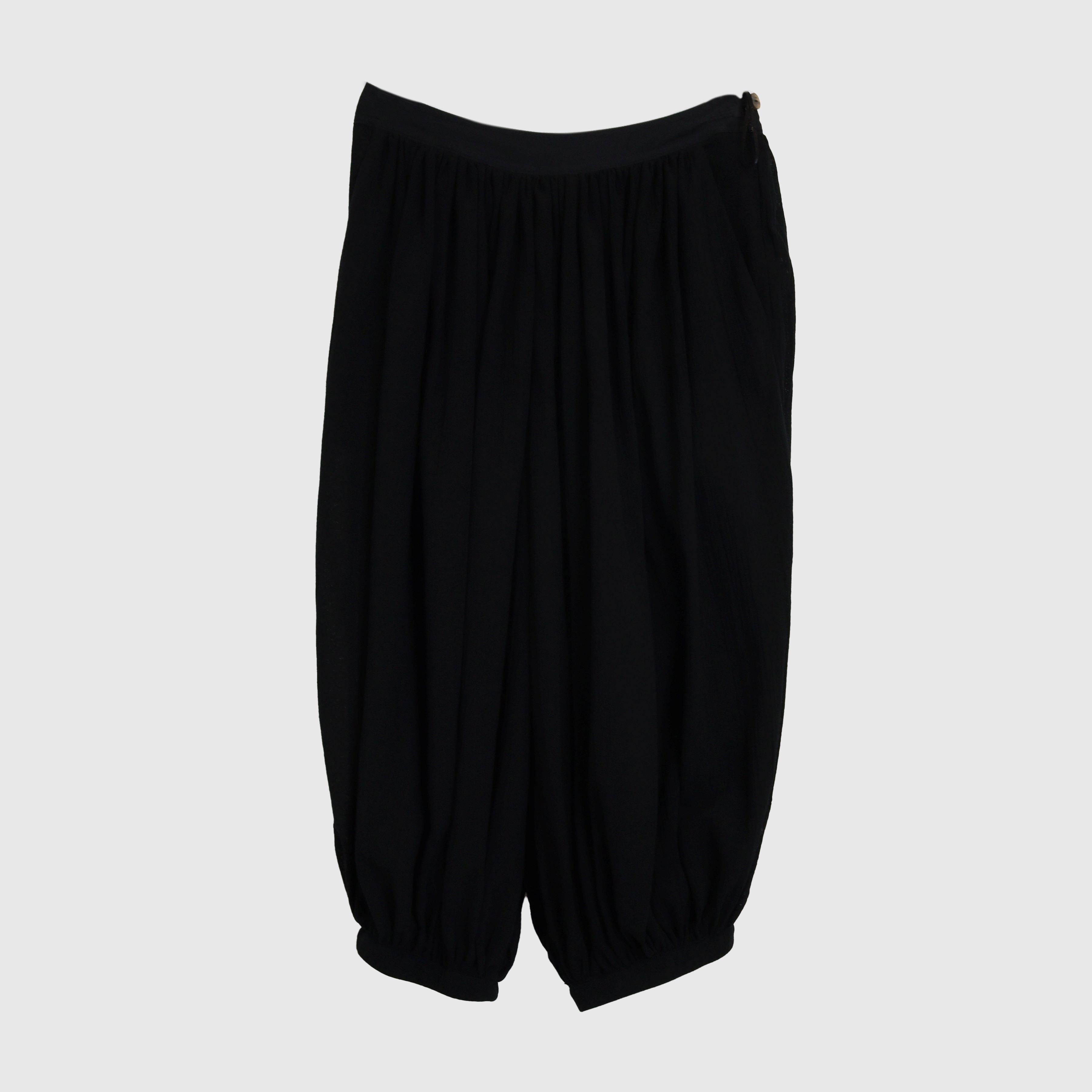 Black Cropped Balloon Trouser Clothing Loewe 