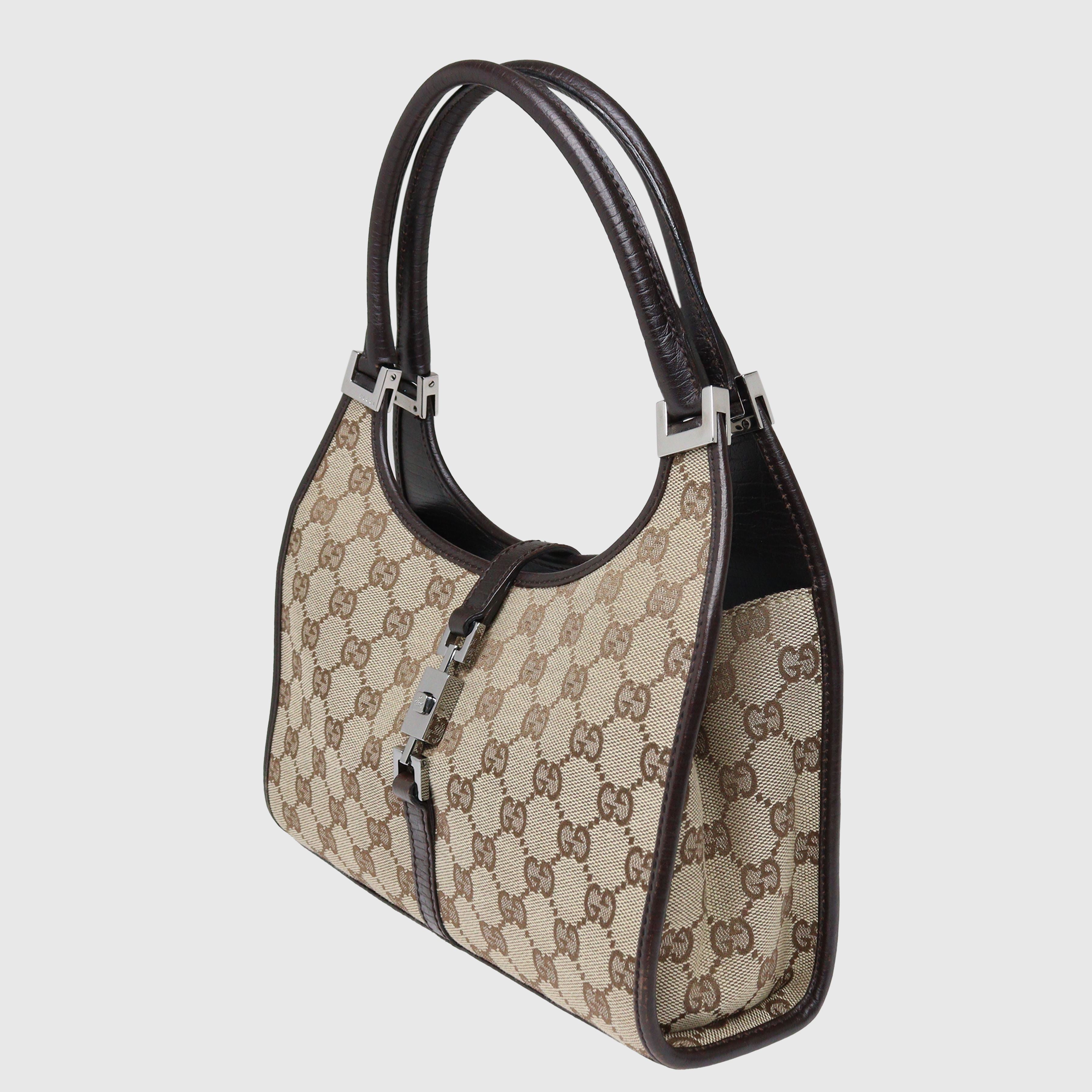 Brown GG Jackie Bardot Bag Bags Gucci 