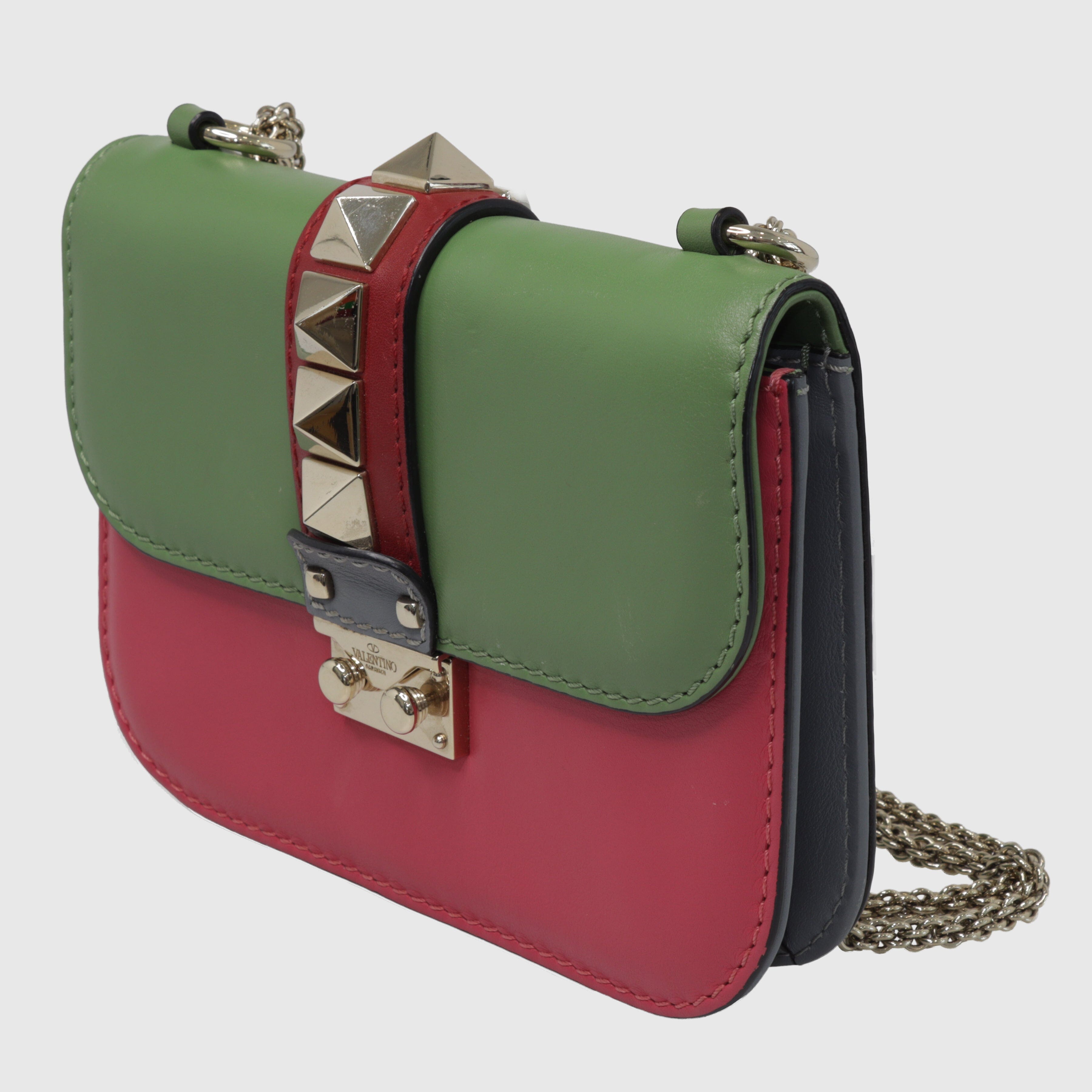 Multicolor Small Glam Lock Crossbody Bag Bags Valentino 