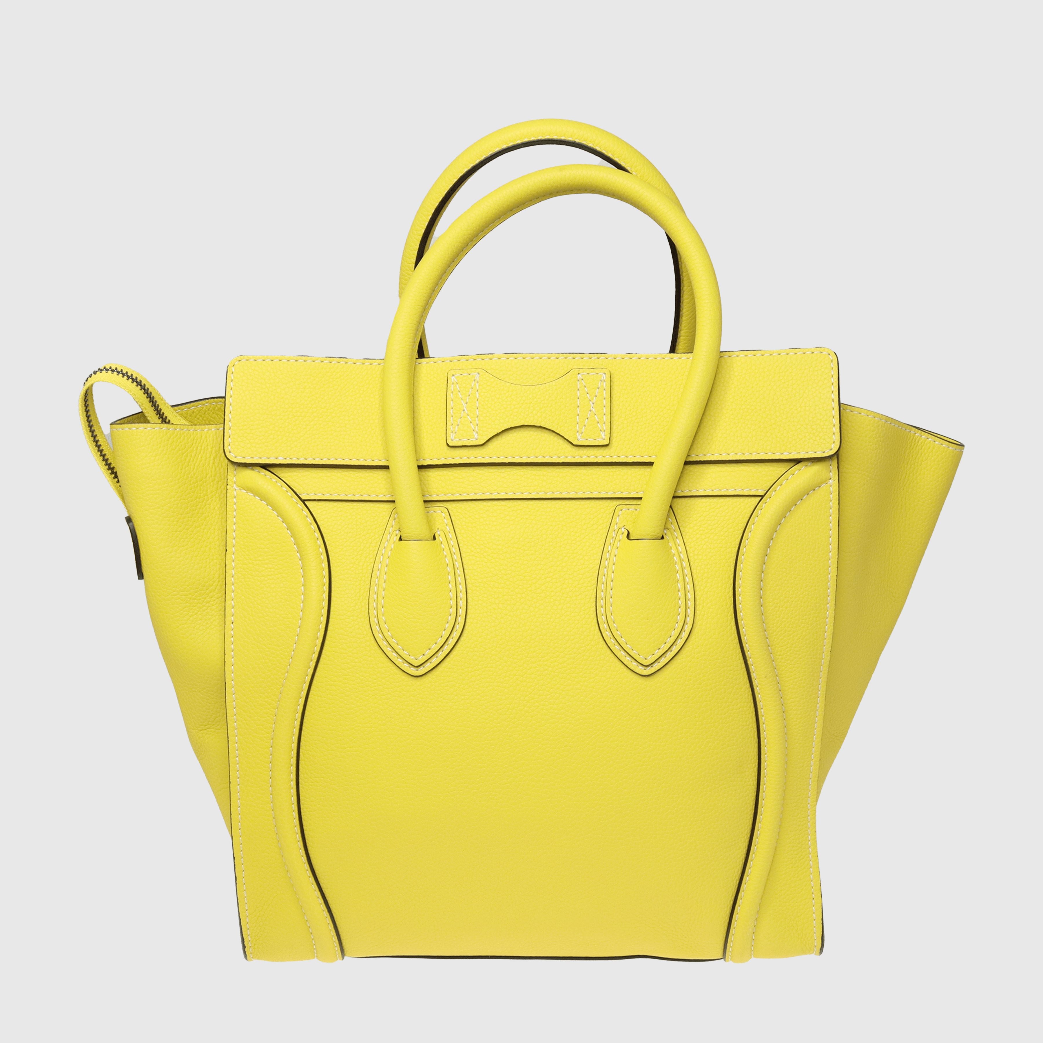 Yellow Mini Luggage Bag