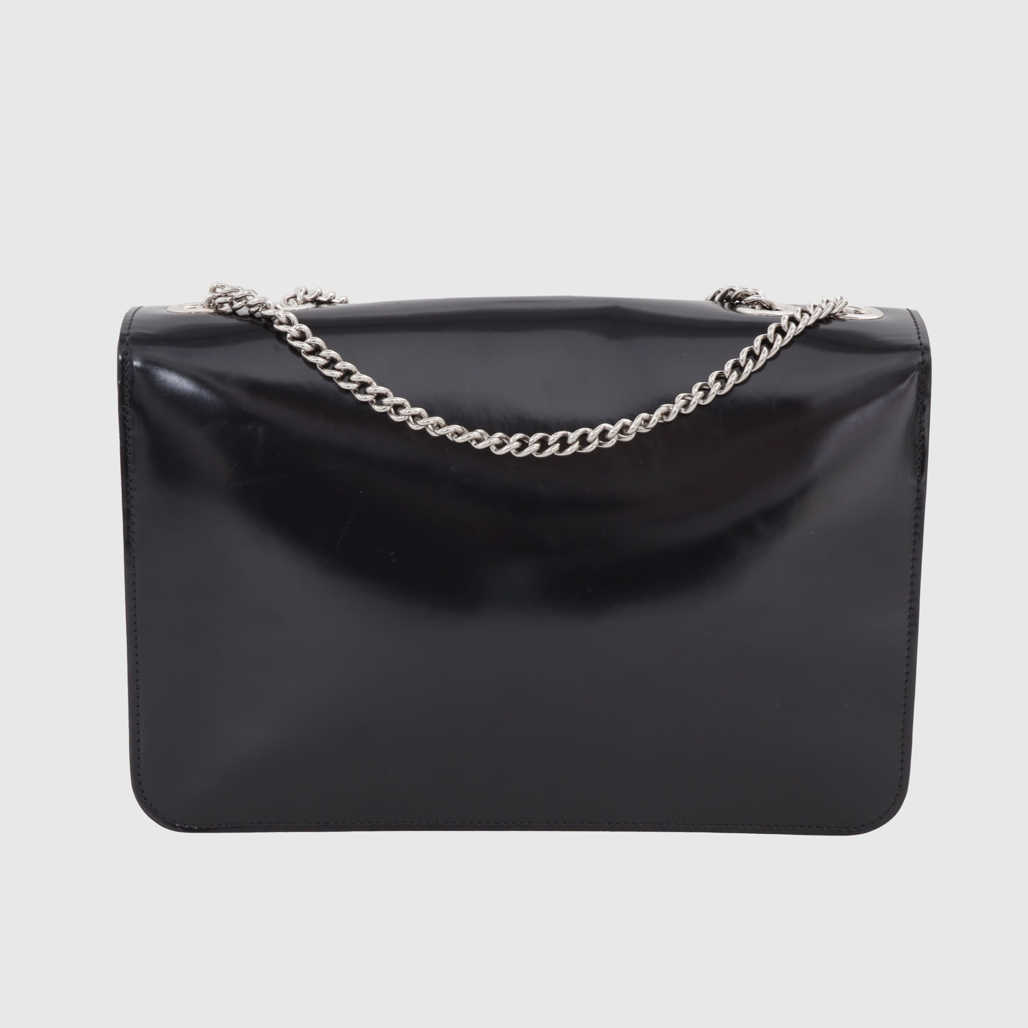 Black Interlocking G Shoulder Bag Bags Gucci 