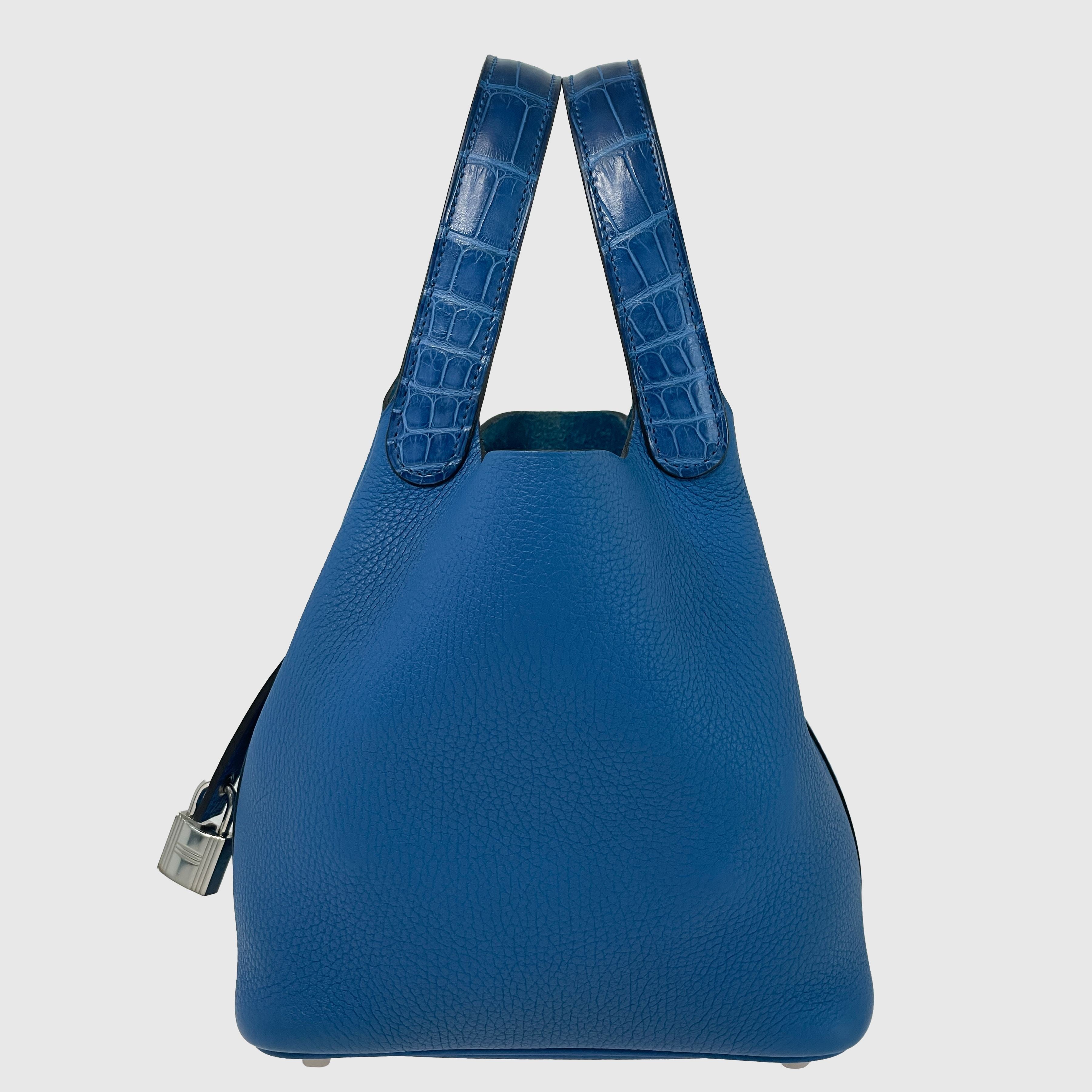 Blue Picotin 18 Bag Bags Hermes 